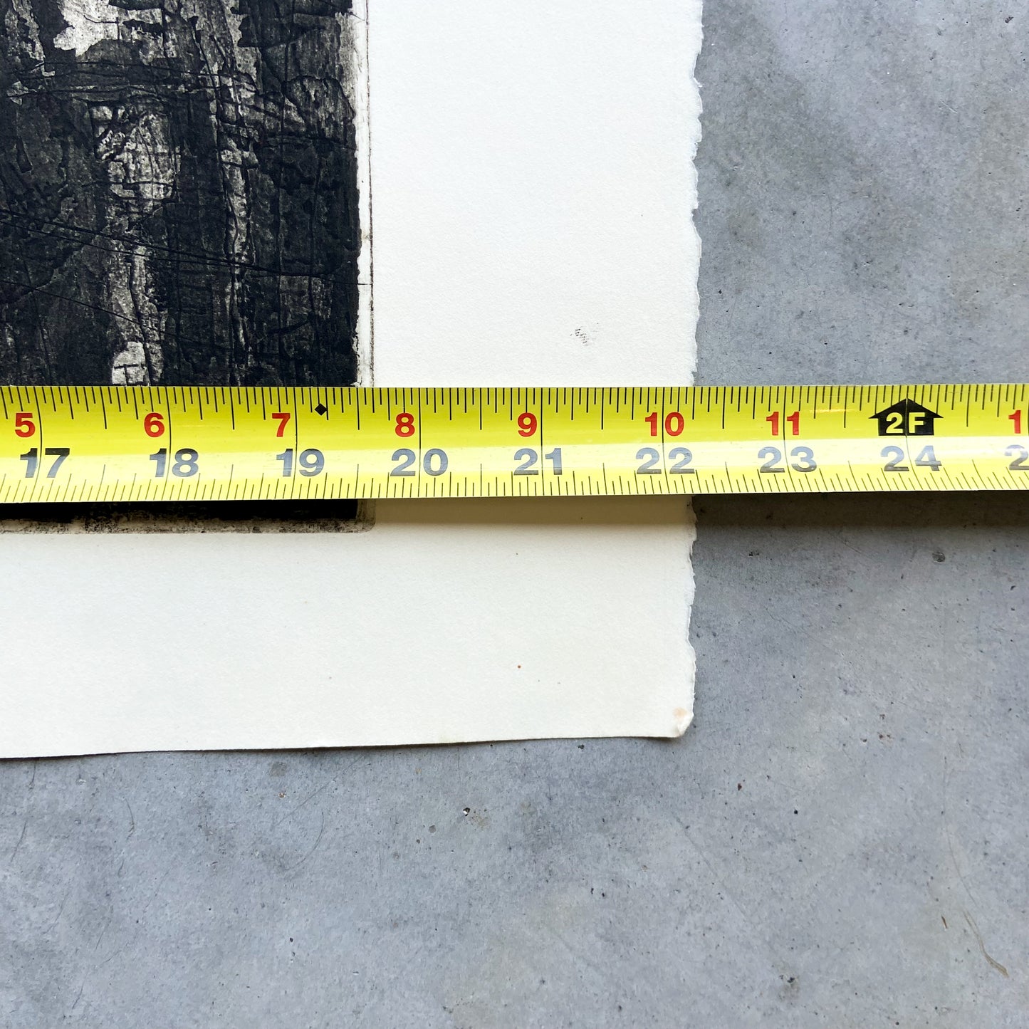 Untitled (1990s) Etching by Donald Kelley #P1853 - 22" x 30"