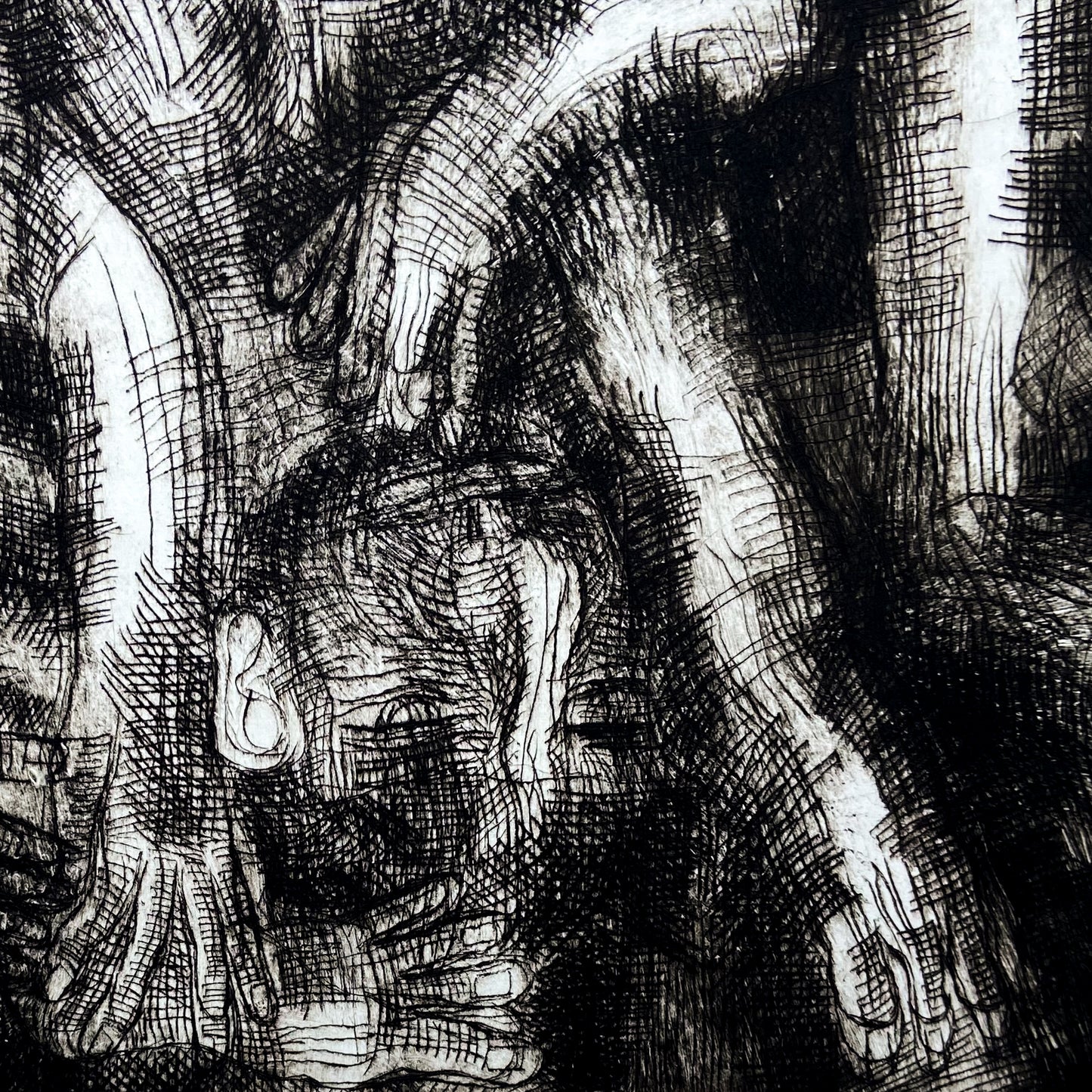 Model (1998) Engraving by Donald Kelley #P1857 - 22" x 30"