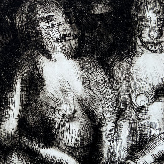 Model (1998) Engraving by Donald Kelley #P1857 - 22" x 30"
