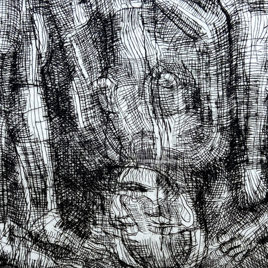 Model (2001) Engraving by Donald Kelley #P1858 - 22" x 30"