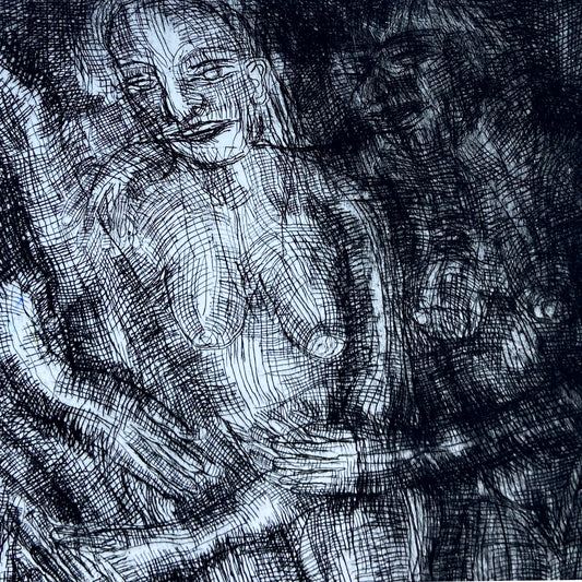 Model (1990s) Engraving by Donald Kelley #P1860 - 22" x 30"