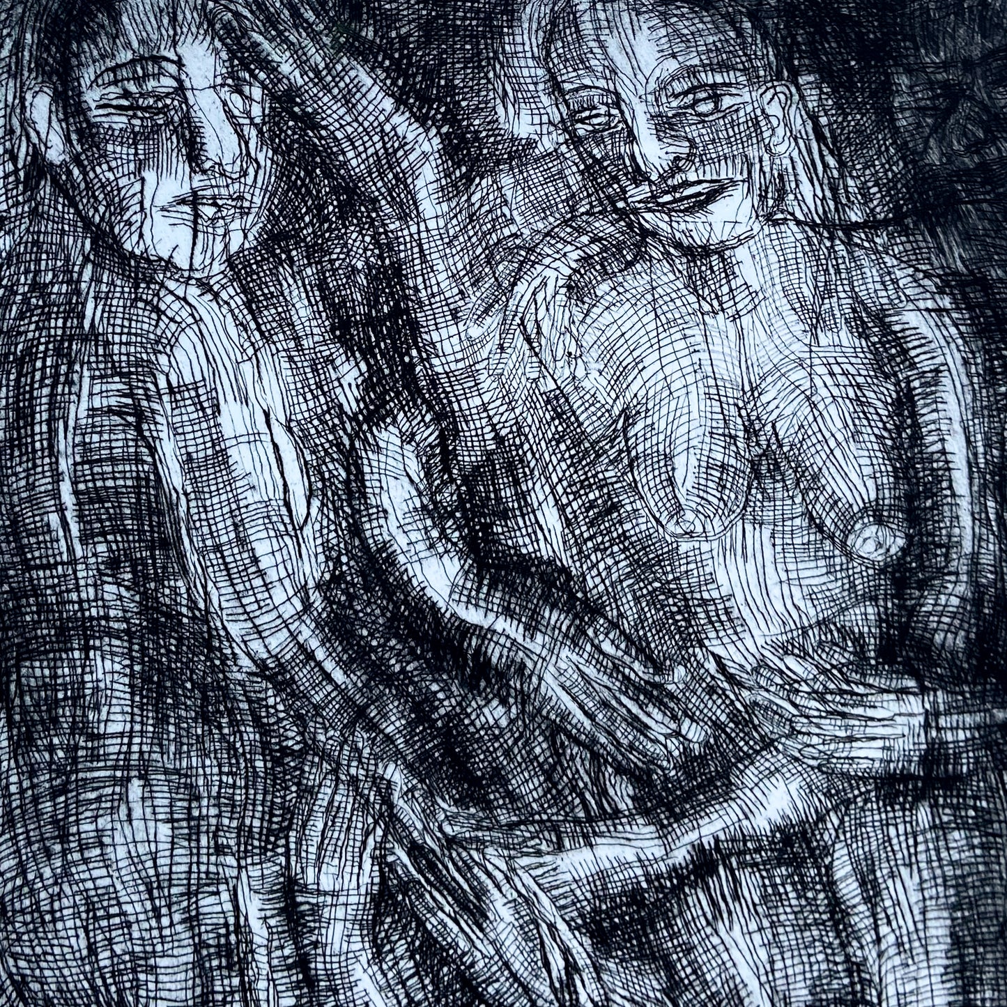 The Model (1990s) Engraving by Donald Kelley #P1861 - 22" x 30"