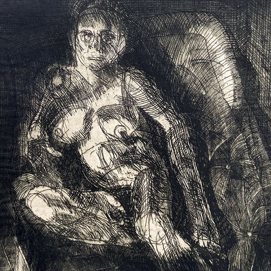 Model (2000) Etching by Donald Kelley #P1869 - 20" x 27"