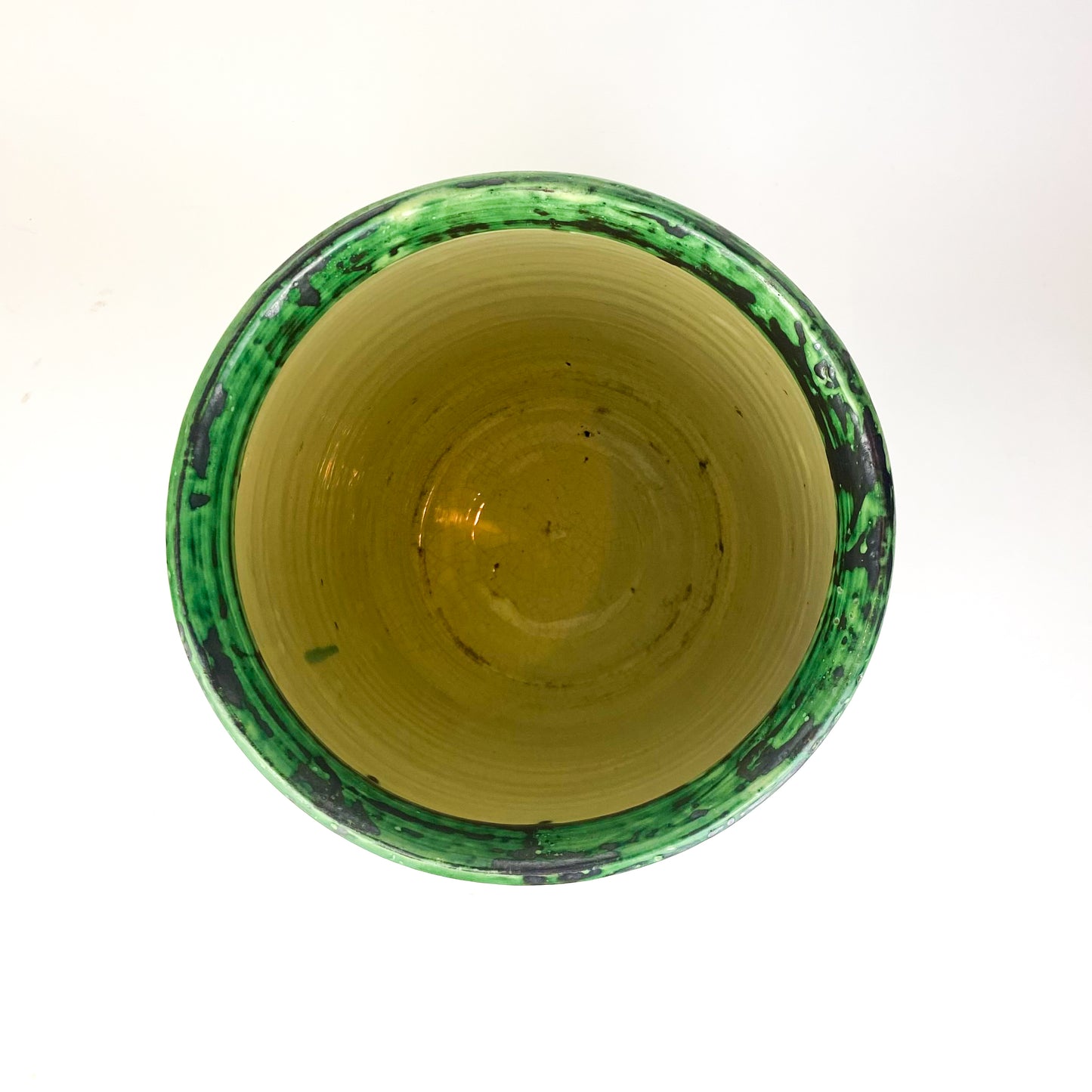 Vintage Italian Hand-Painted Ceramic Urn/Planter #O1345