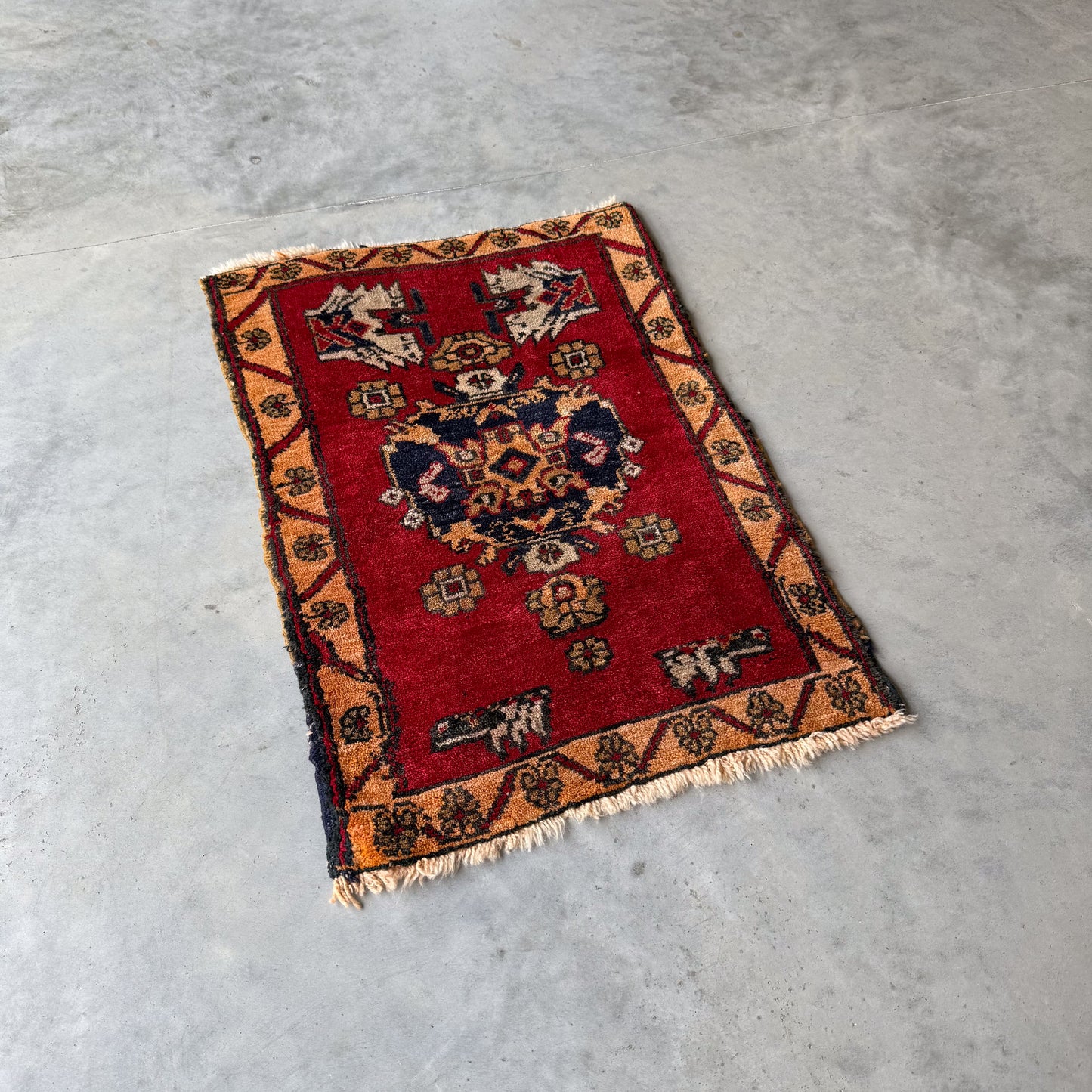 Antique Anatolian Accent Rug #R1285 - 1'10" x 2'7"