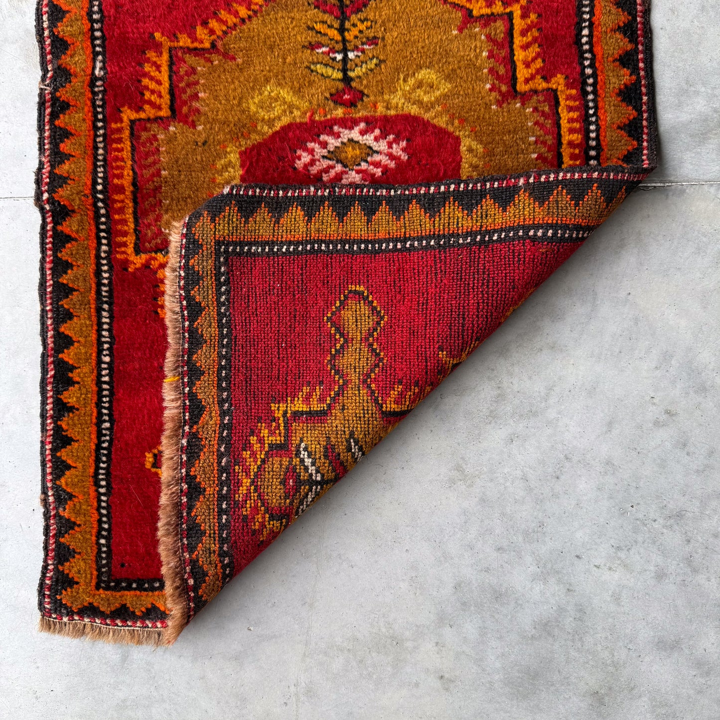 Antique Anatolian Accent Rug #R1287 - 1'10" x 2'8"