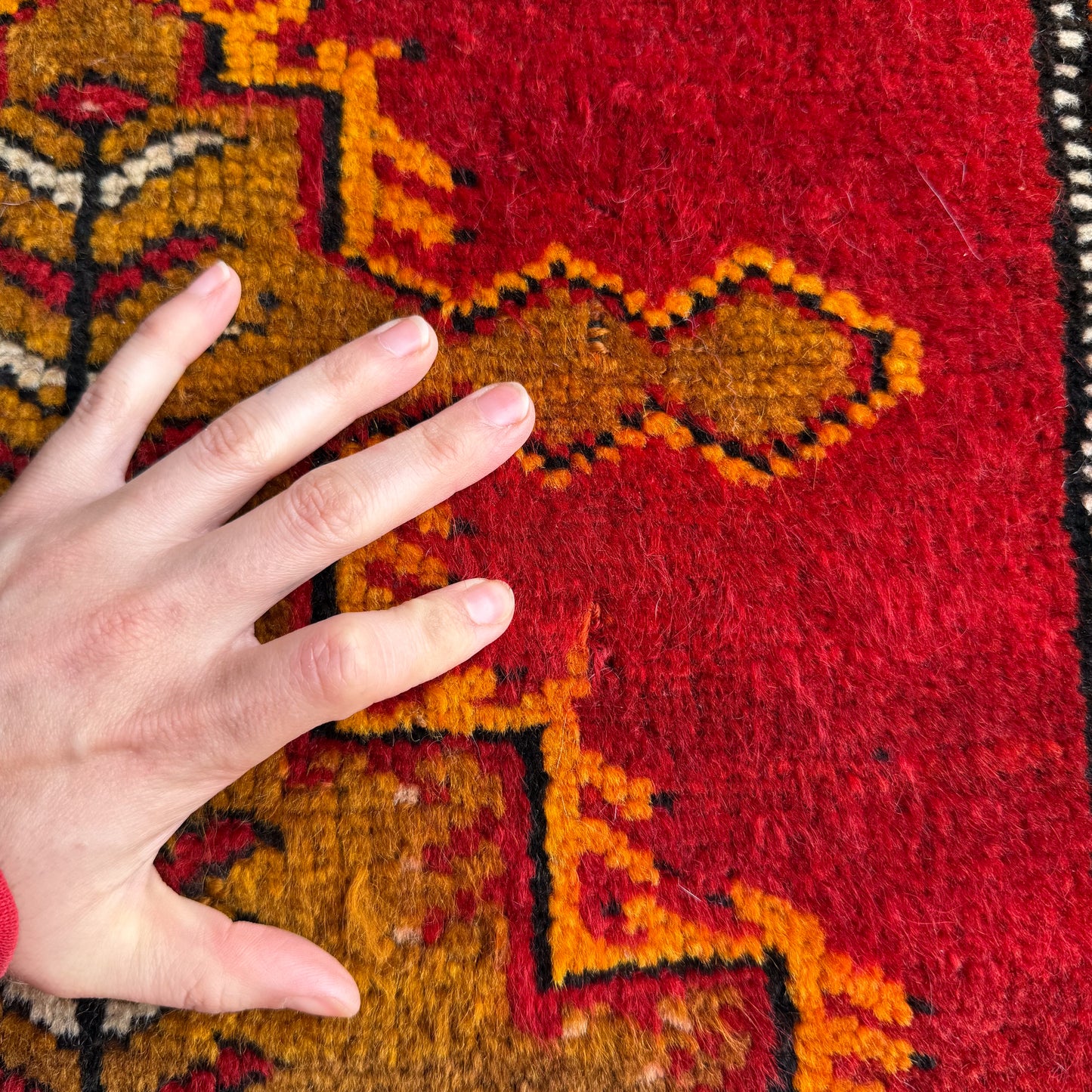 Antique Anatolian Accent Rug #R1287 - 1'10" x 2'8"