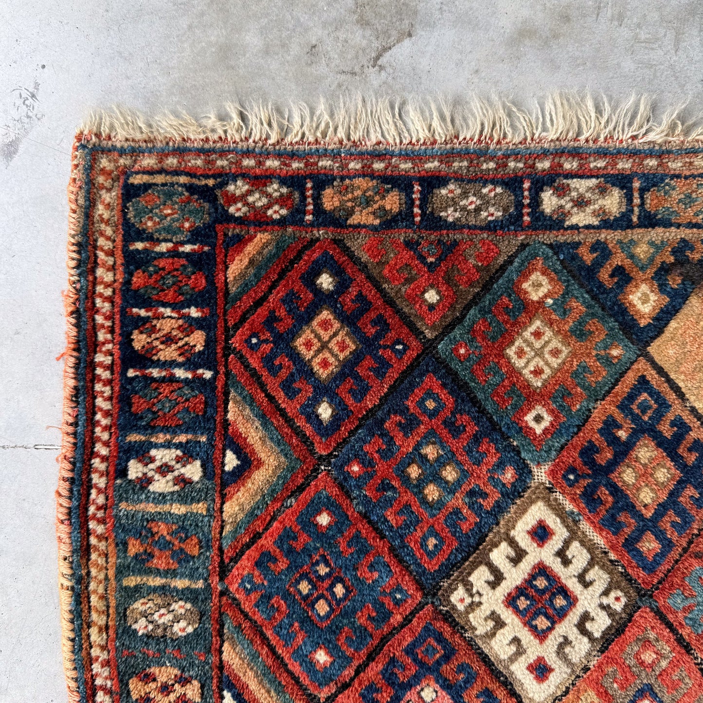 Antique Kurdish Bag Face #R1288 - 1'11" x 2'