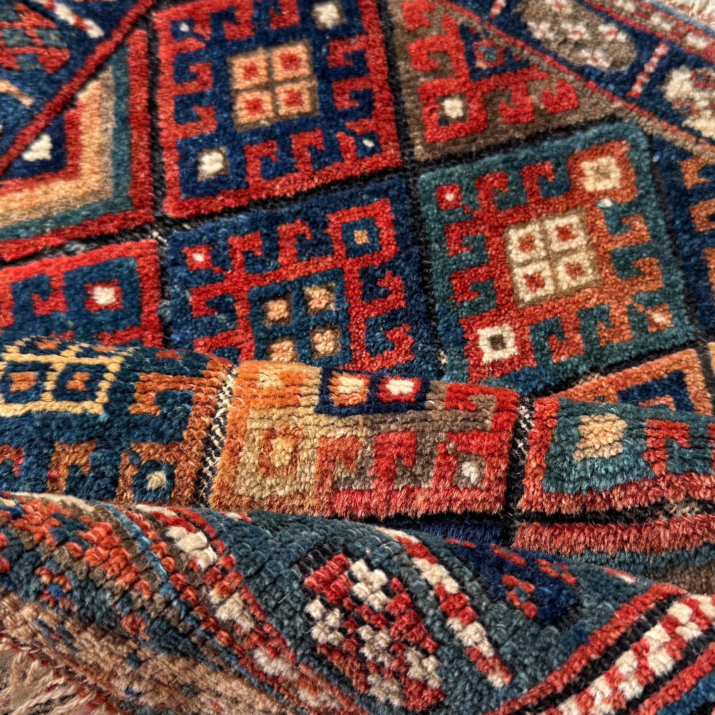 Antique Kurdish Bag Face #R1288 - 1'11" x 2'