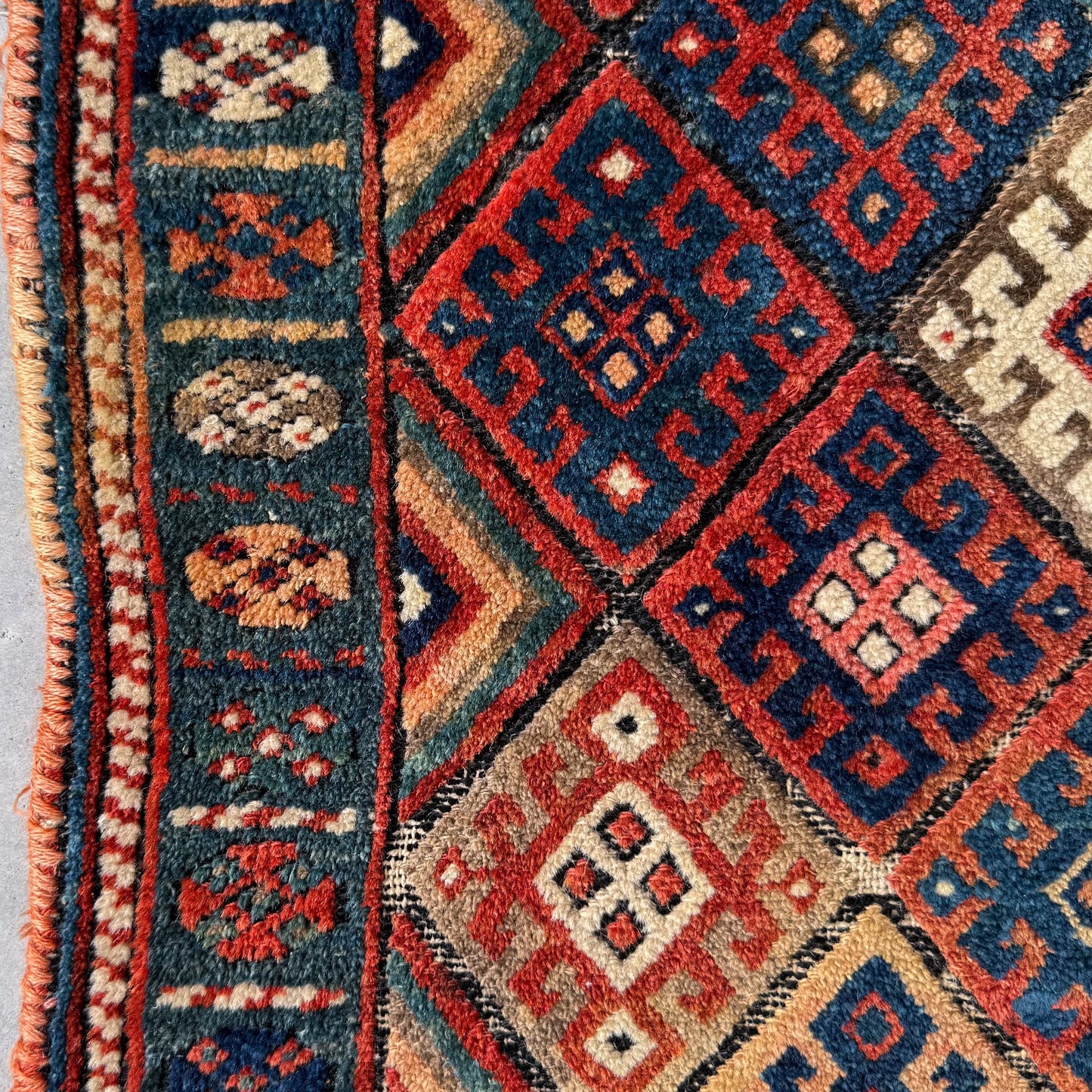 Antique Kurdish Bag Face #R1288 - 1'11" x 2'