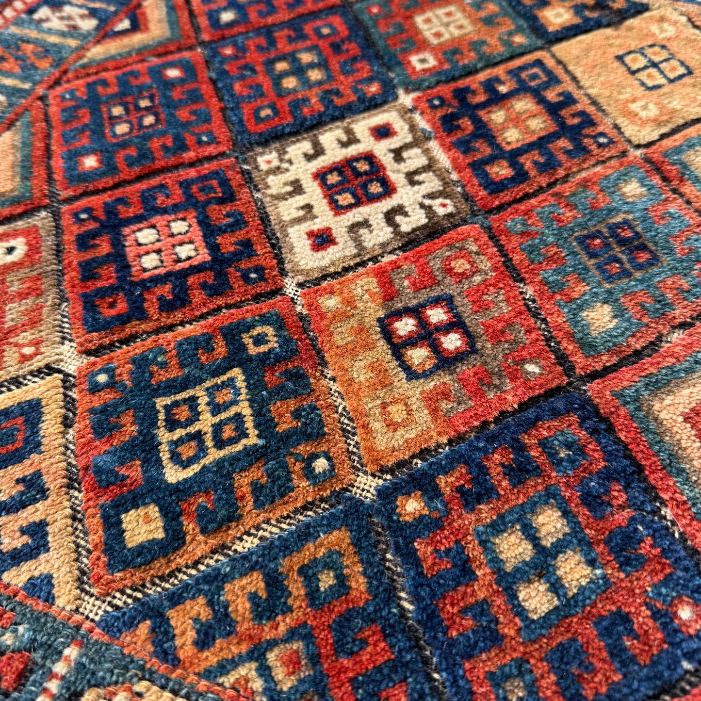 Antique Kurdish Bag Face #R1288 - 1'11" x 2'