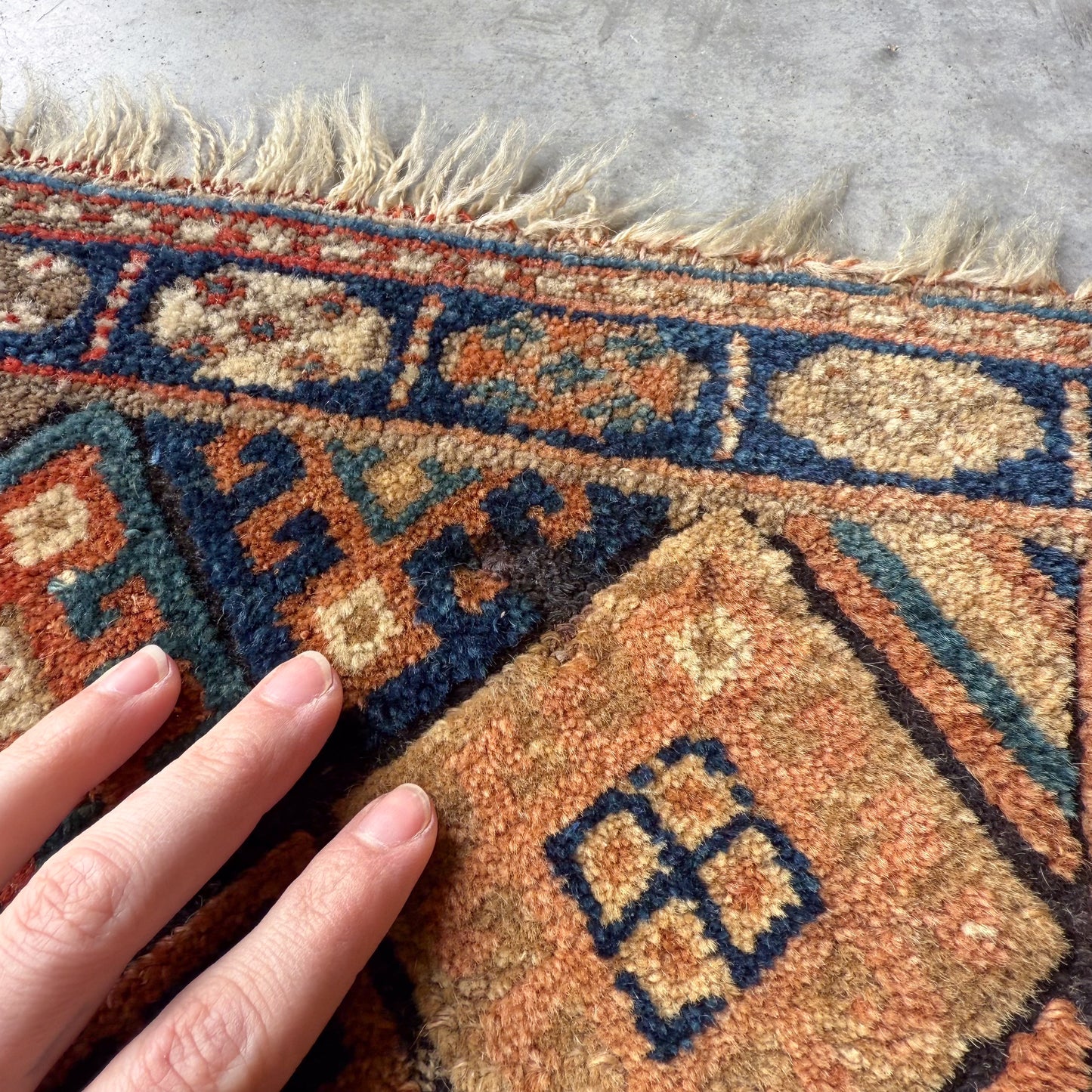 Antique Kurdish Bag Face #R1288 - 1'11" x 2'