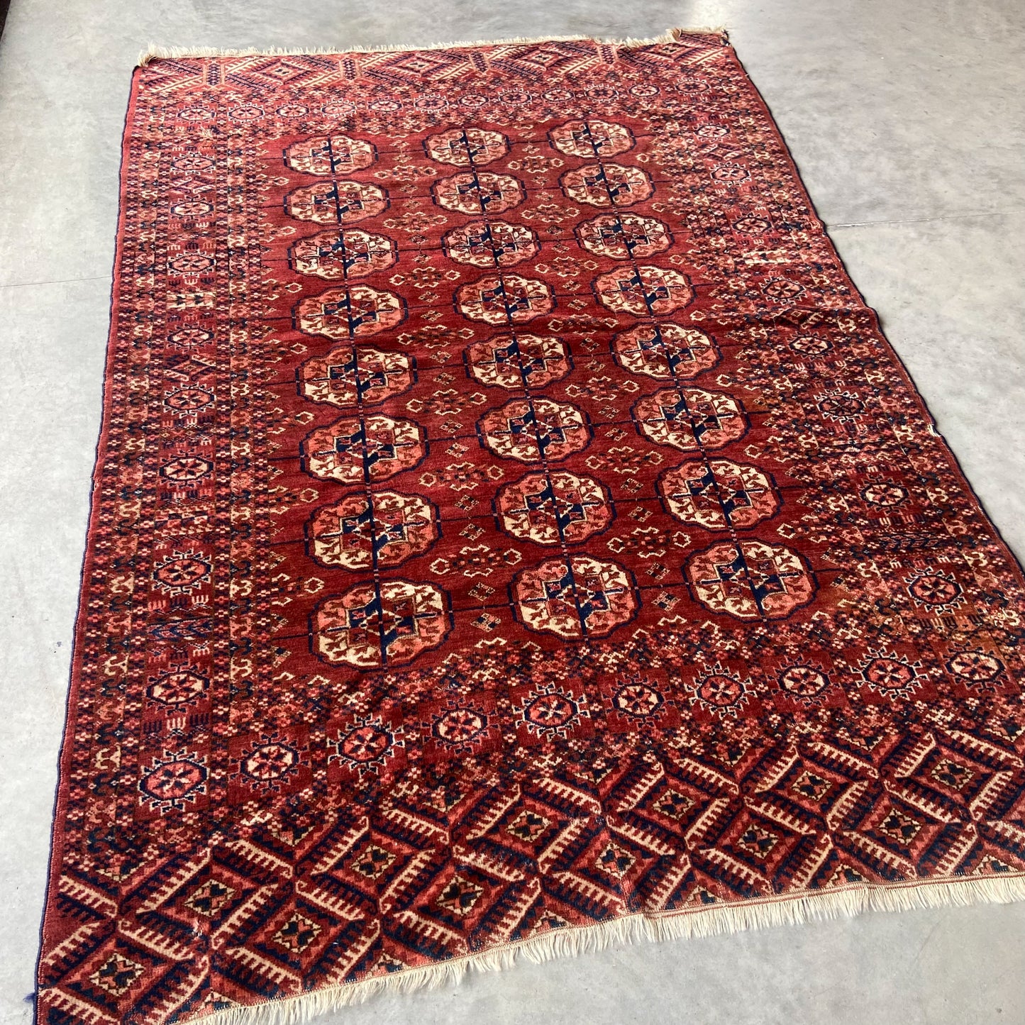 Antique Bokara Accent Rug #R1224 - 3'10" x 5'8"