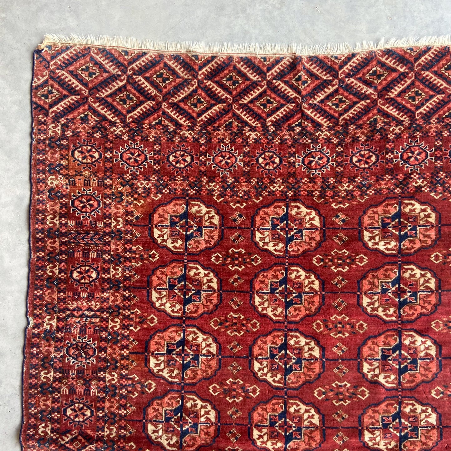 Antique Bokara Accent Rug #R1224 - 3'10" x 5'8"