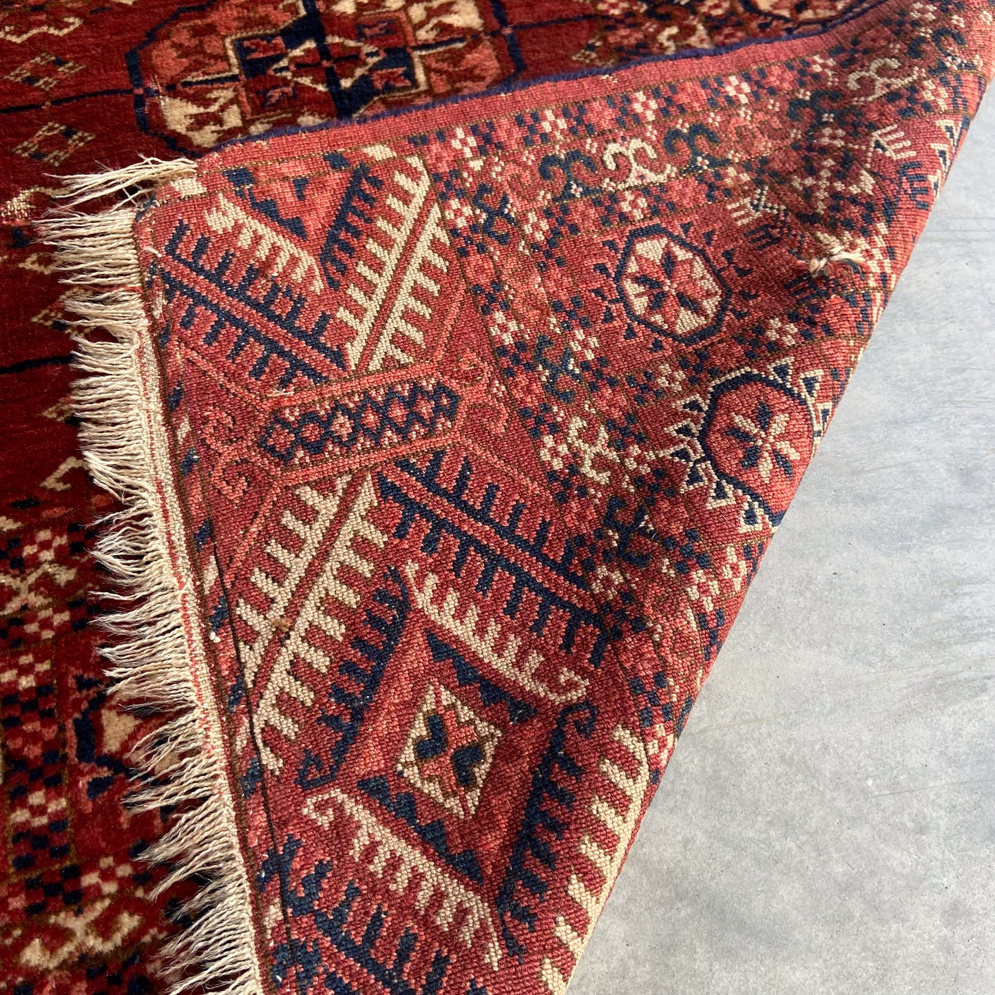 Antique Bokara Accent Rug #R1224 - 3'10" x 5'8"