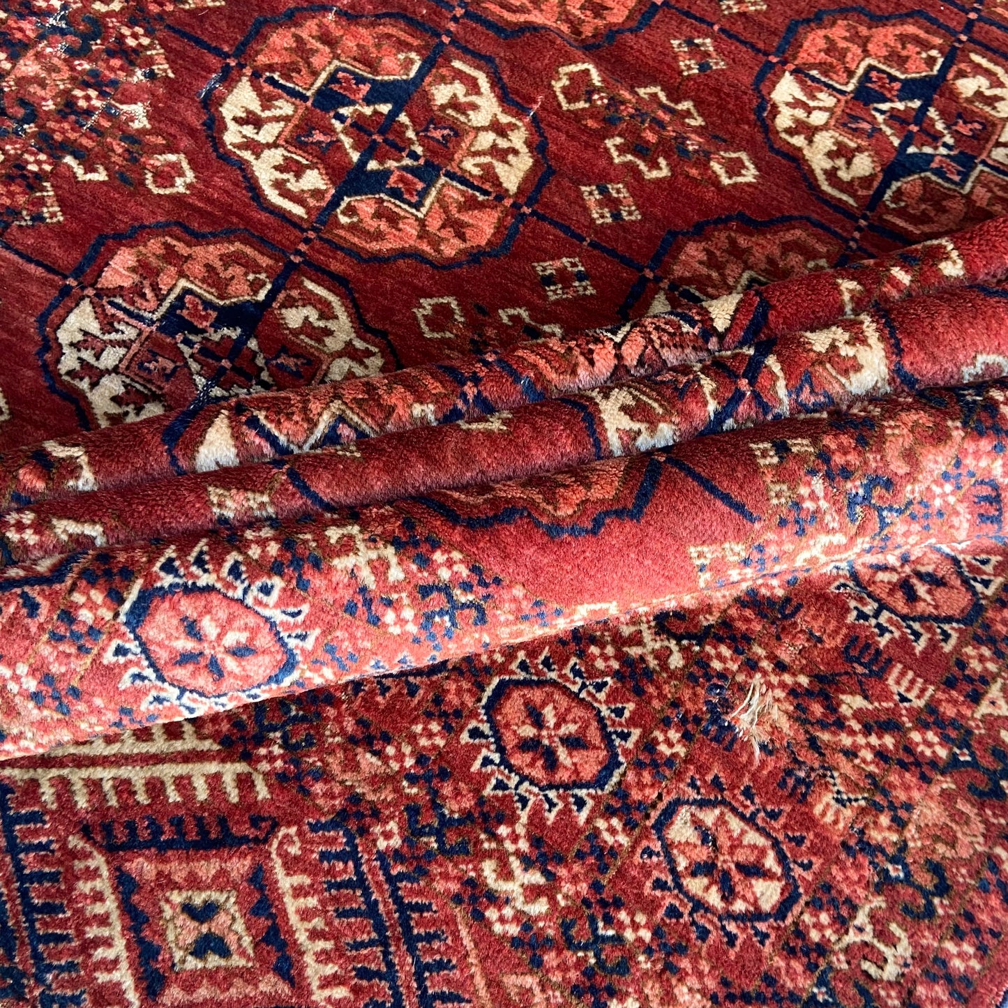 Antique Bokara Accent Rug #R1224 - 3'10" x 5'8"