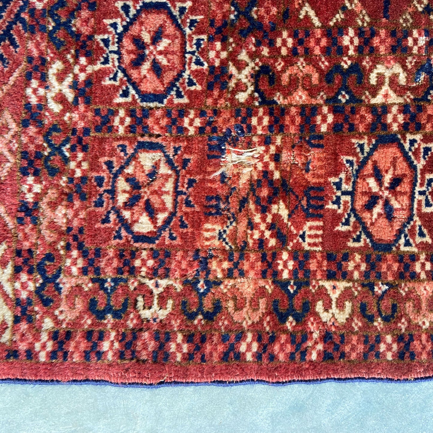 Antique Bokara Accent Rug #R1224 - 3'10" x 5'8"
