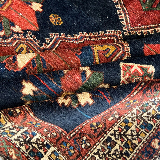 Early Antique Kazak Accent Rug #R1226 - 5' x 8'