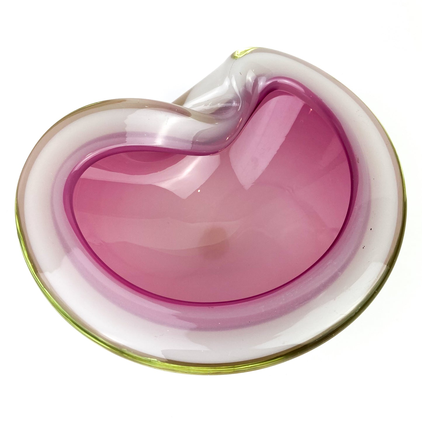 Murano Pink Sommerso Catchall/Ashtray #O572