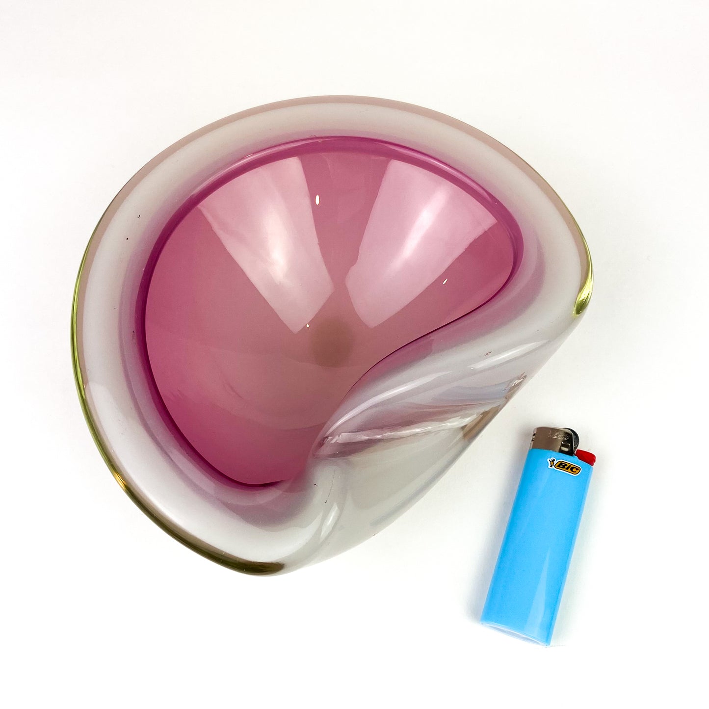 Murano Pink Sommerso Catchall/Ashtray #O572