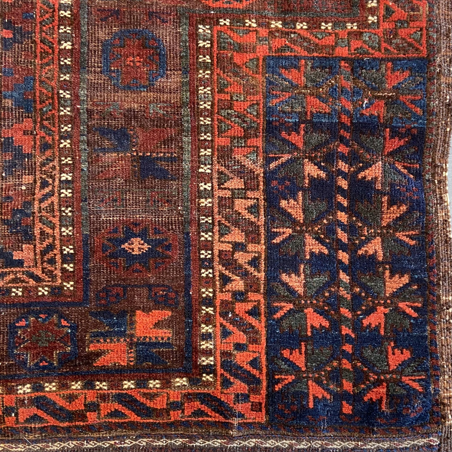 Antique Baluch Prayer Rug #R1073 - 3'7" x 5'9"