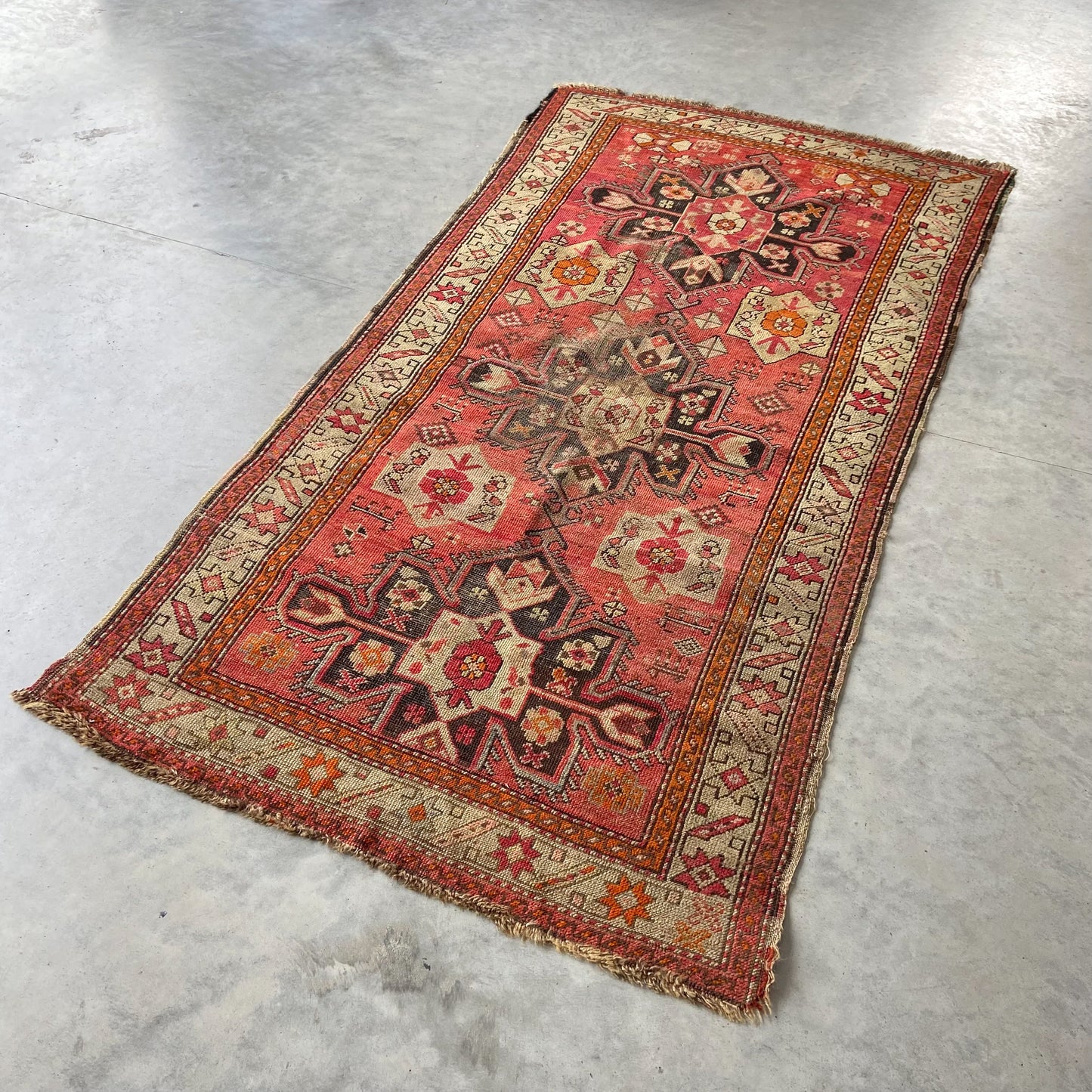 Antique Karabagh Accent Rug #R1103 - 3' x 5'9"