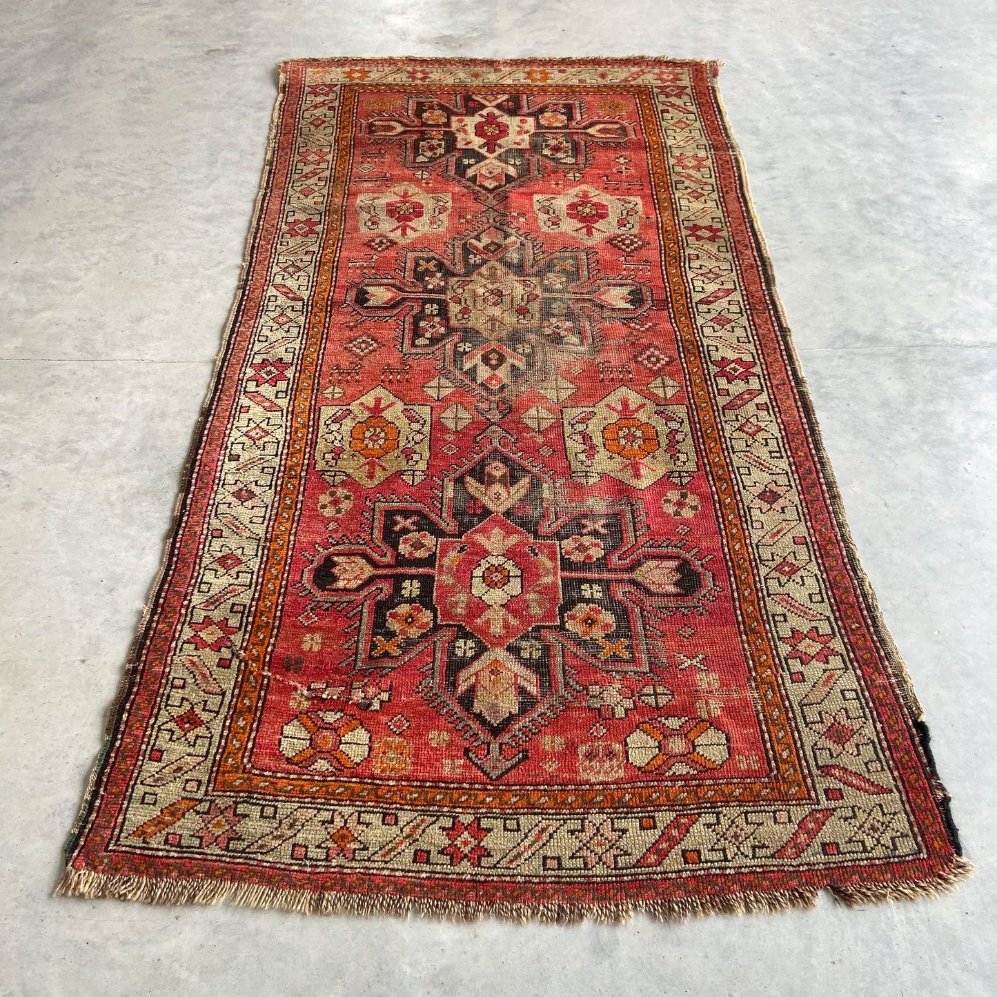 Antique Karabagh Accent Rug #R1103 - 3' x 5'9"