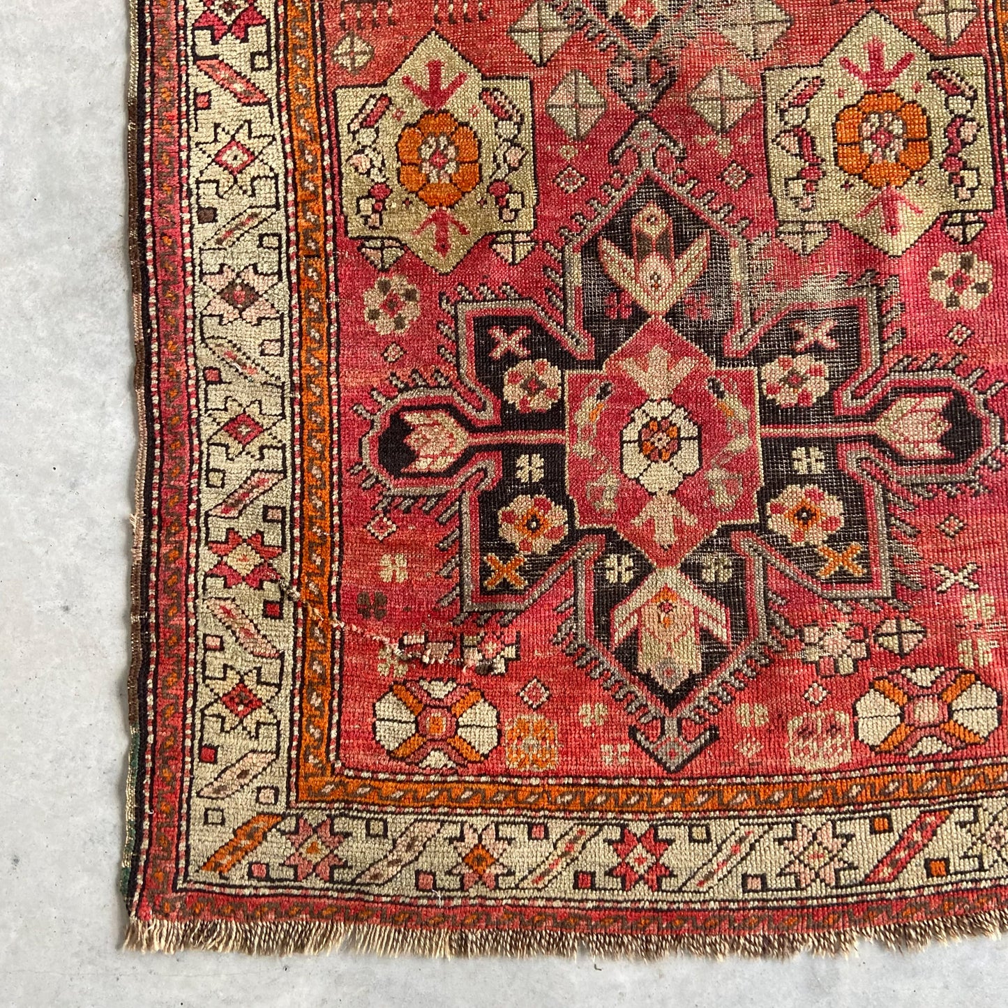 Antique Karabagh Accent Rug #R1103 - 3' x 5'9"