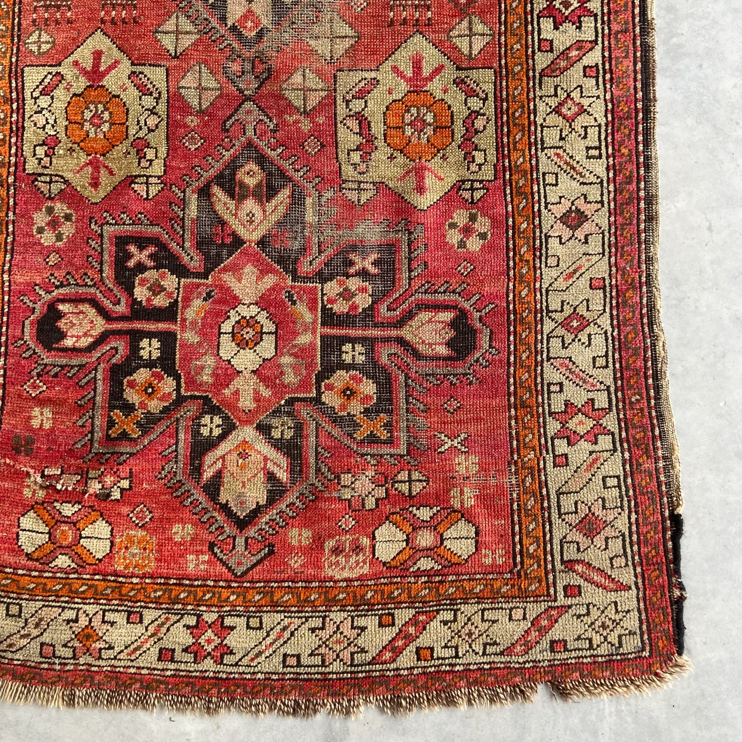 Antique Karabagh Accent Rug #R1103 - 3' x 5'9"