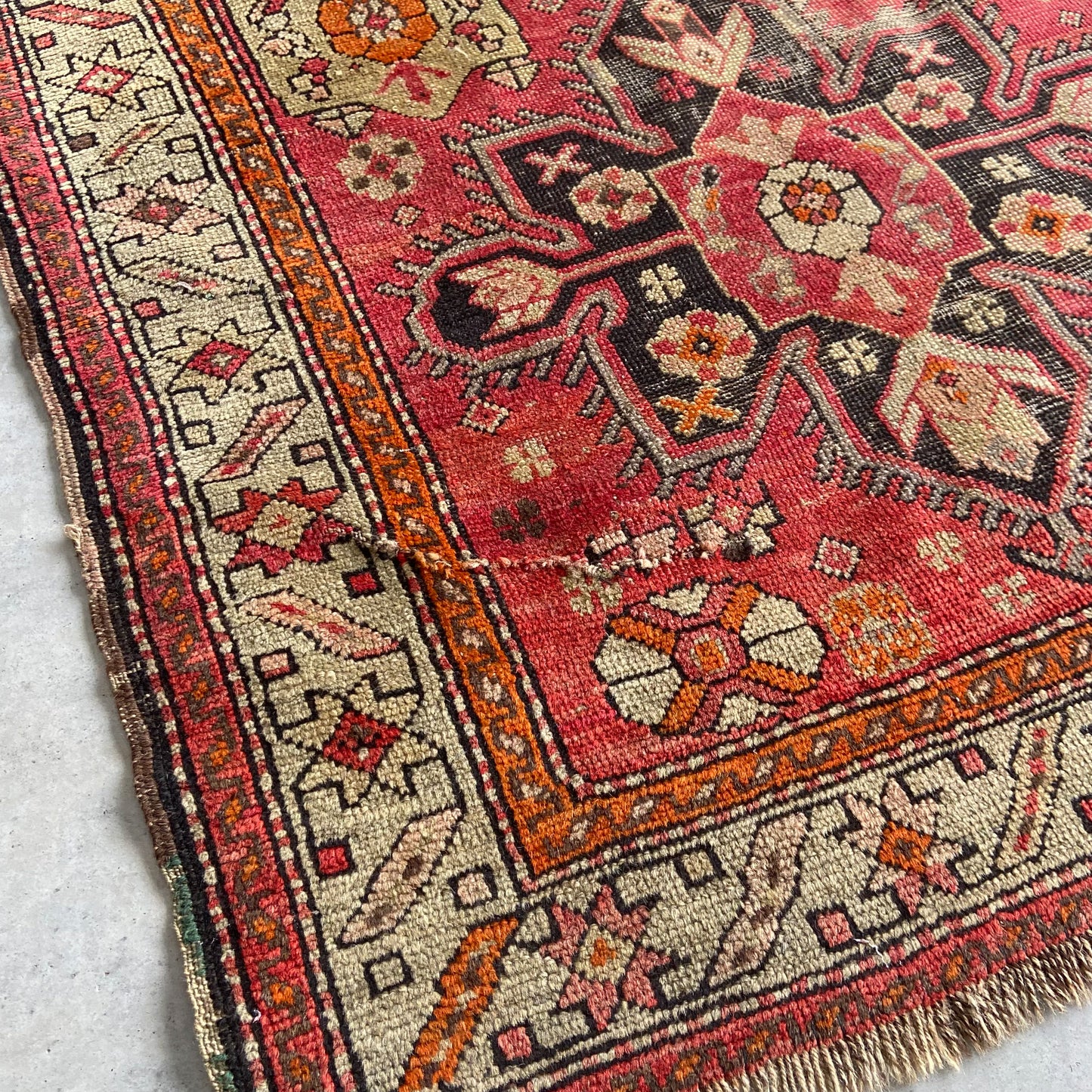 Antique Karabagh Accent Rug #R1103 - 3' x 5'9"