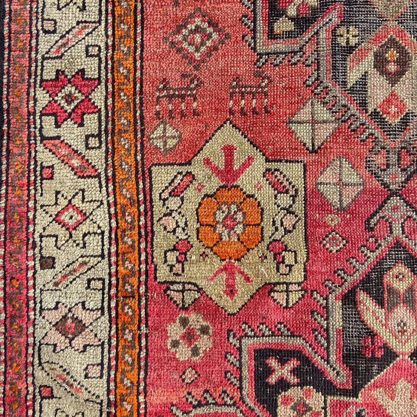 Antique Karabagh Accent Rug #R1103 - 3' x 5'9"