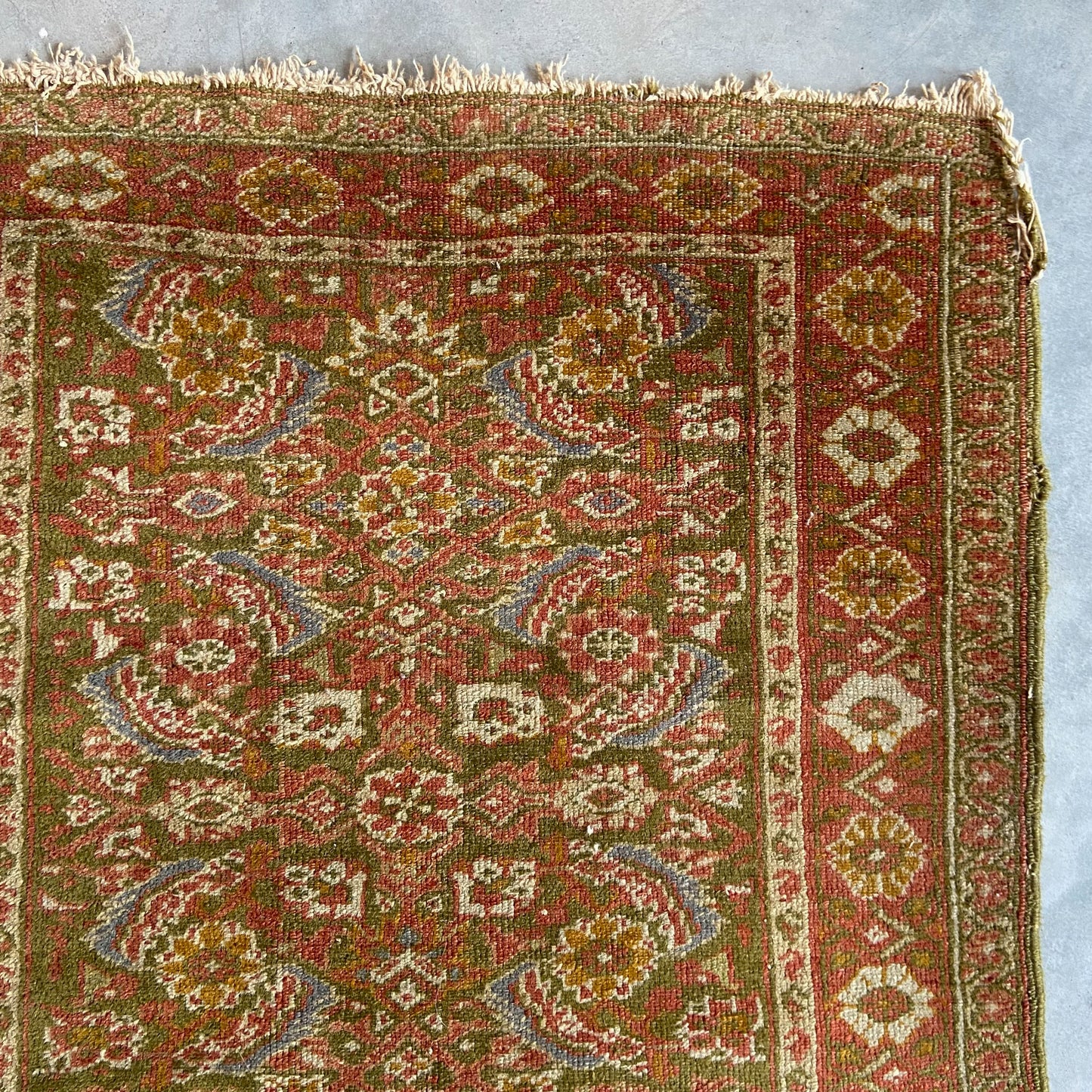 Antique Caucasian Accent Rug #R1106 - 2'8" x 5'1"