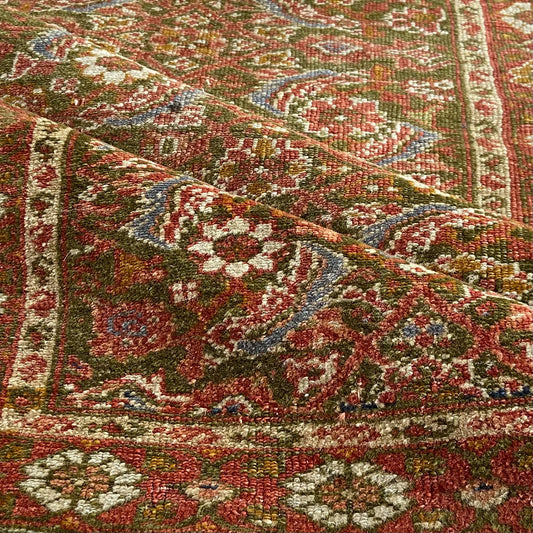 Antique Caucasian Accent Rug #R1106 - 2'8" x 5'1"