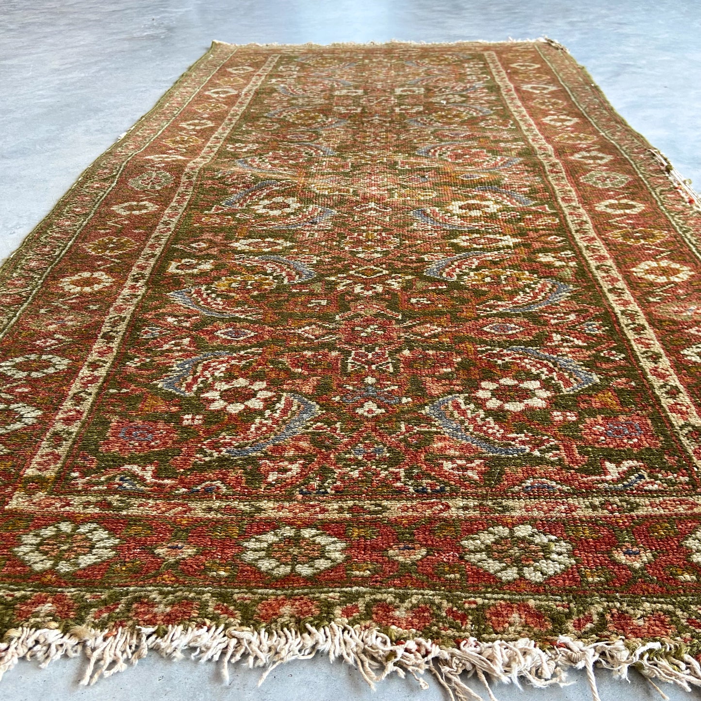 Antique Caucasian Accent Rug #R1106 - 2'8" x 5'1"