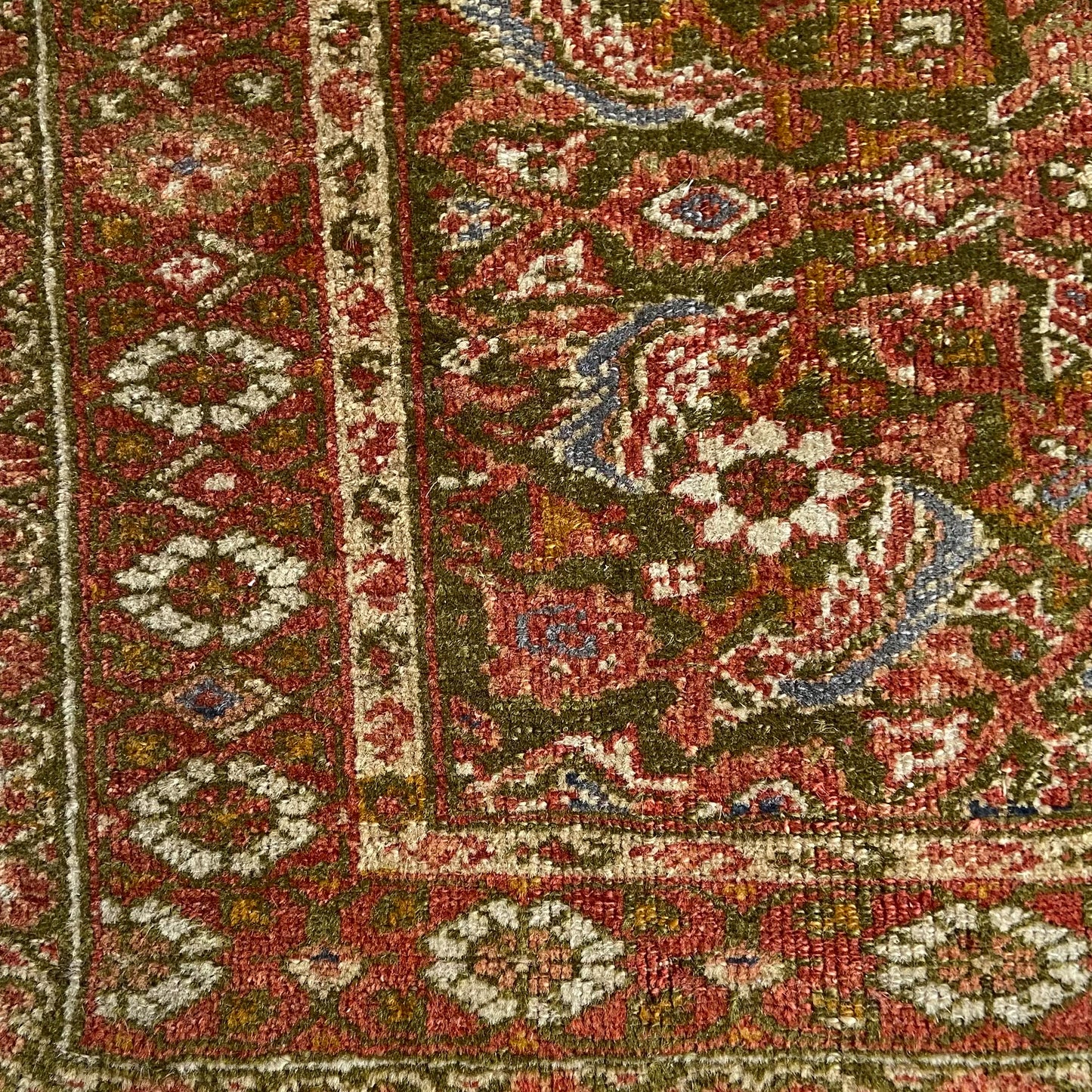 Antique Caucasian Accent Rug #R1106 - 2'8" x 5'1"