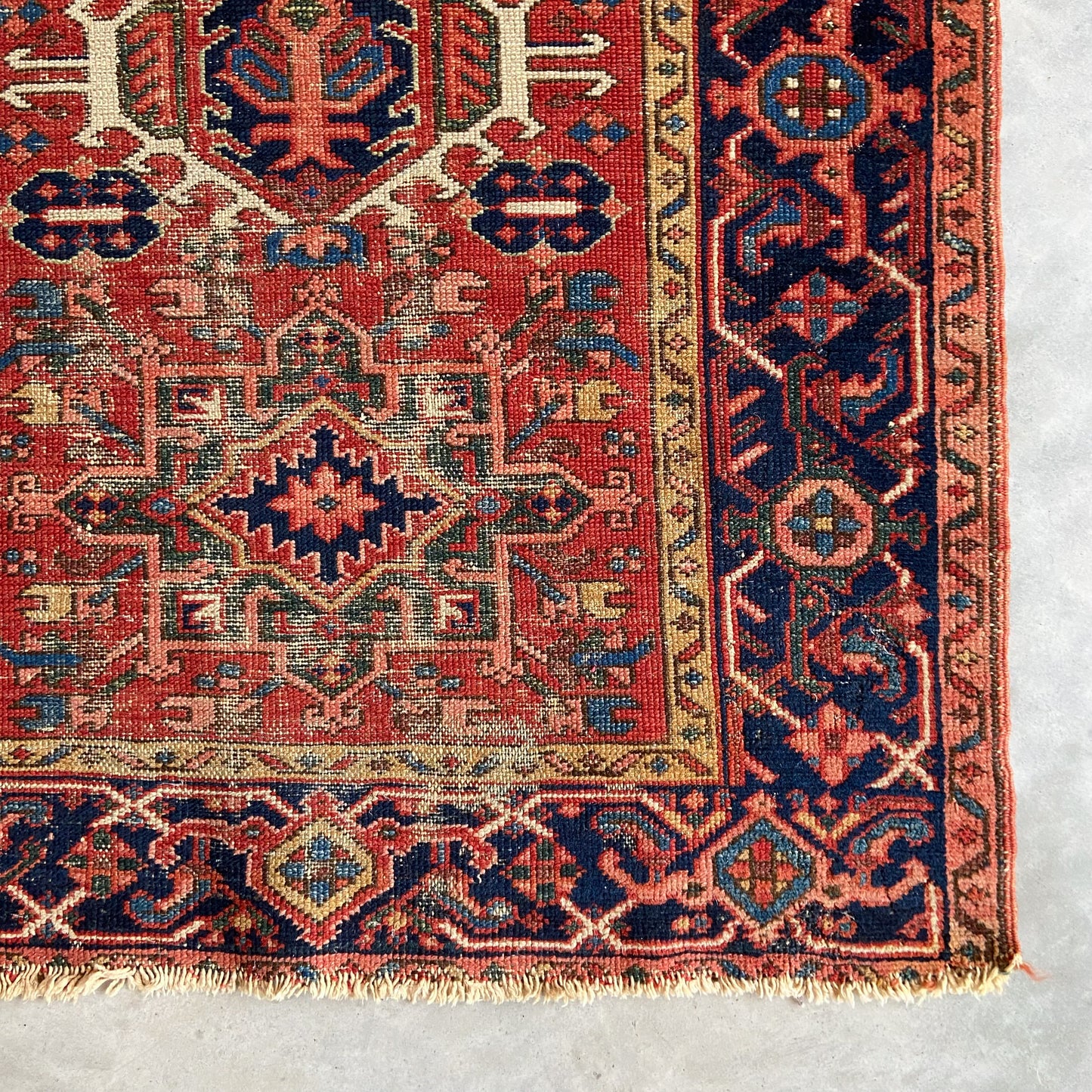 Antique Karaja Accent Rug #R1107 - 3'4" x 4'6"