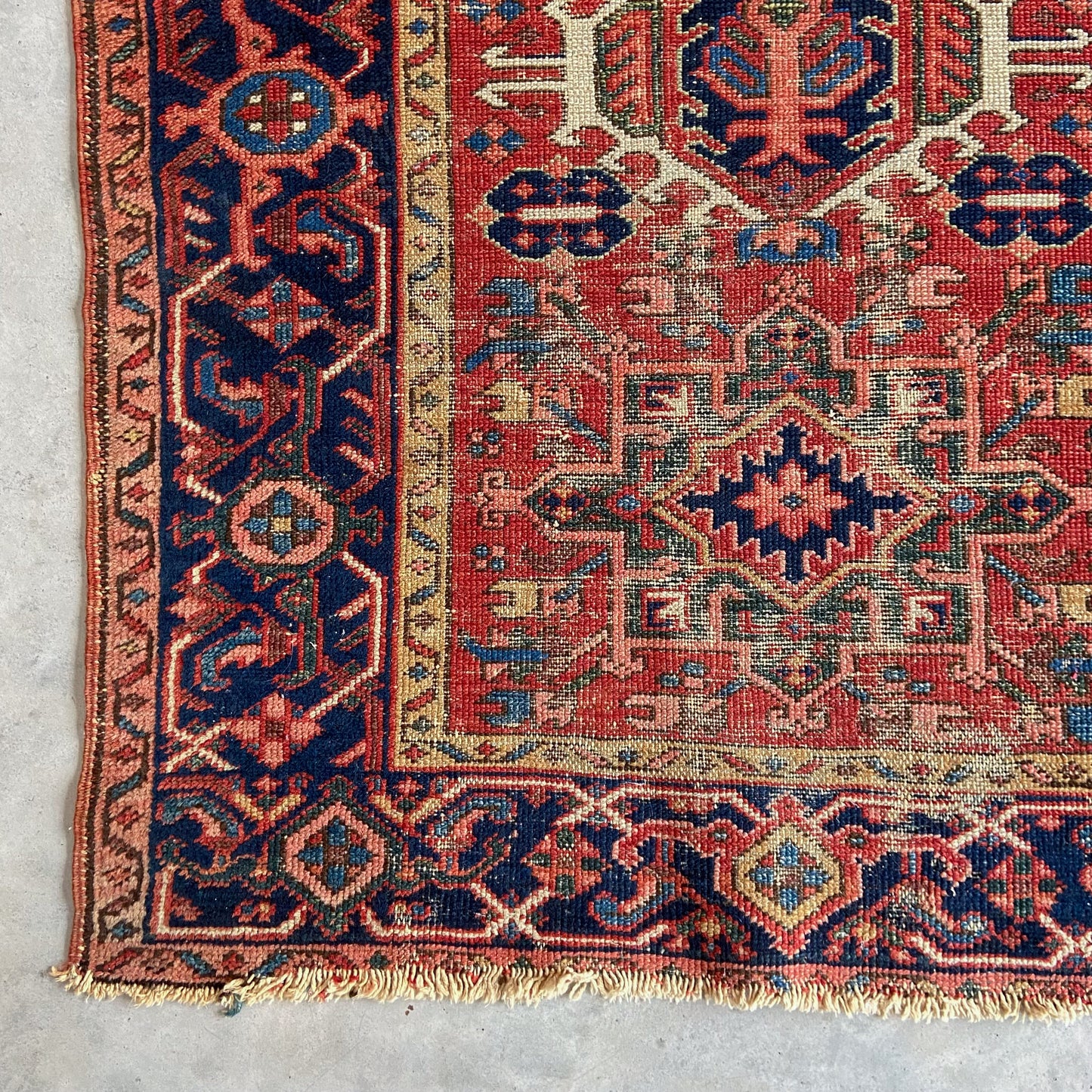 Antique Karaja Accent Rug #R1107 - 3'4" x 4'6"