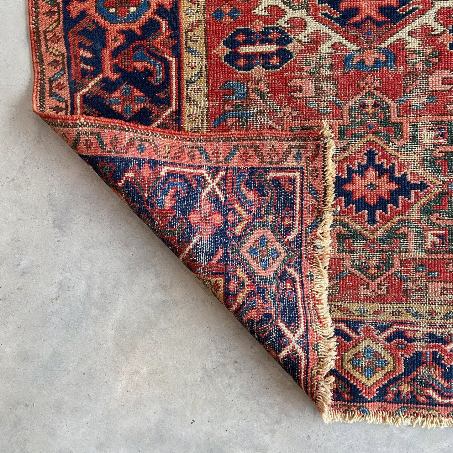 Antique Karaja Accent Rug #R1107 - 3'4" x 4'6"