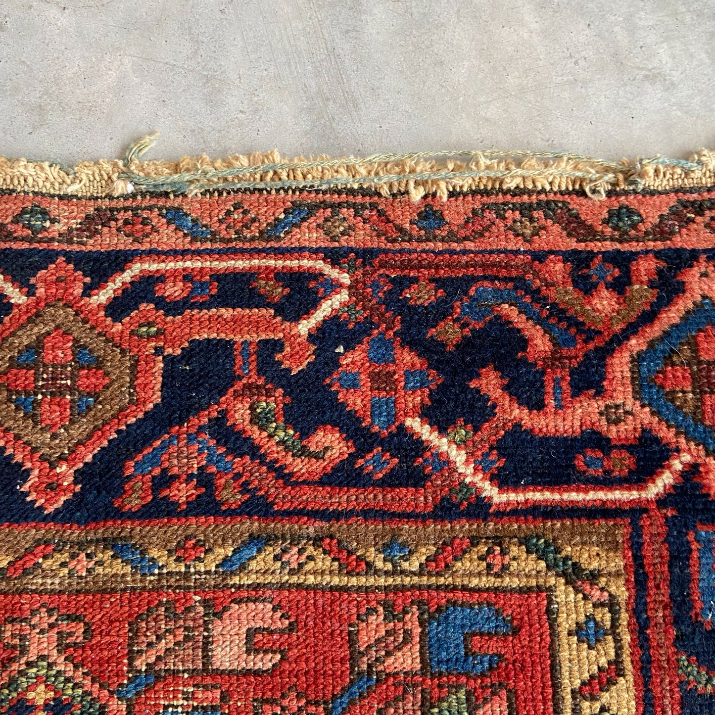 Antique Karaja Accent Rug #R1107 - 3'4" x 4'6"