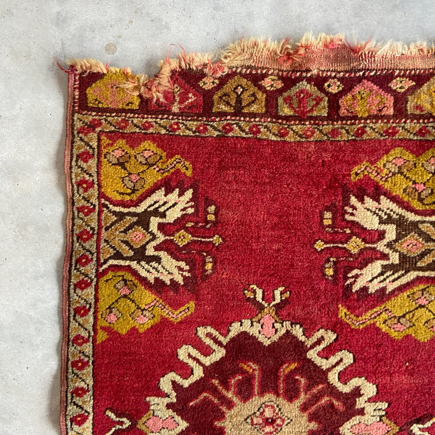 Antique Yastik Accent Rug #R1108 - 1'10" x 3'3"