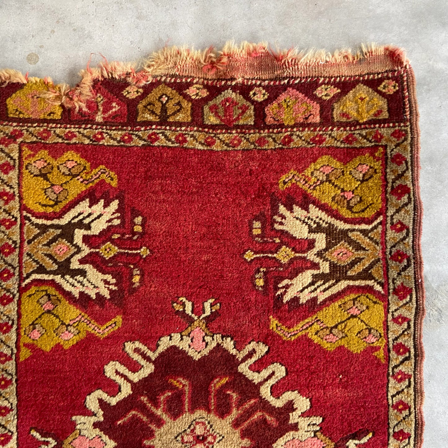 Antique Yastik Accent Rug #R1108 - 1'10" x 3'3"