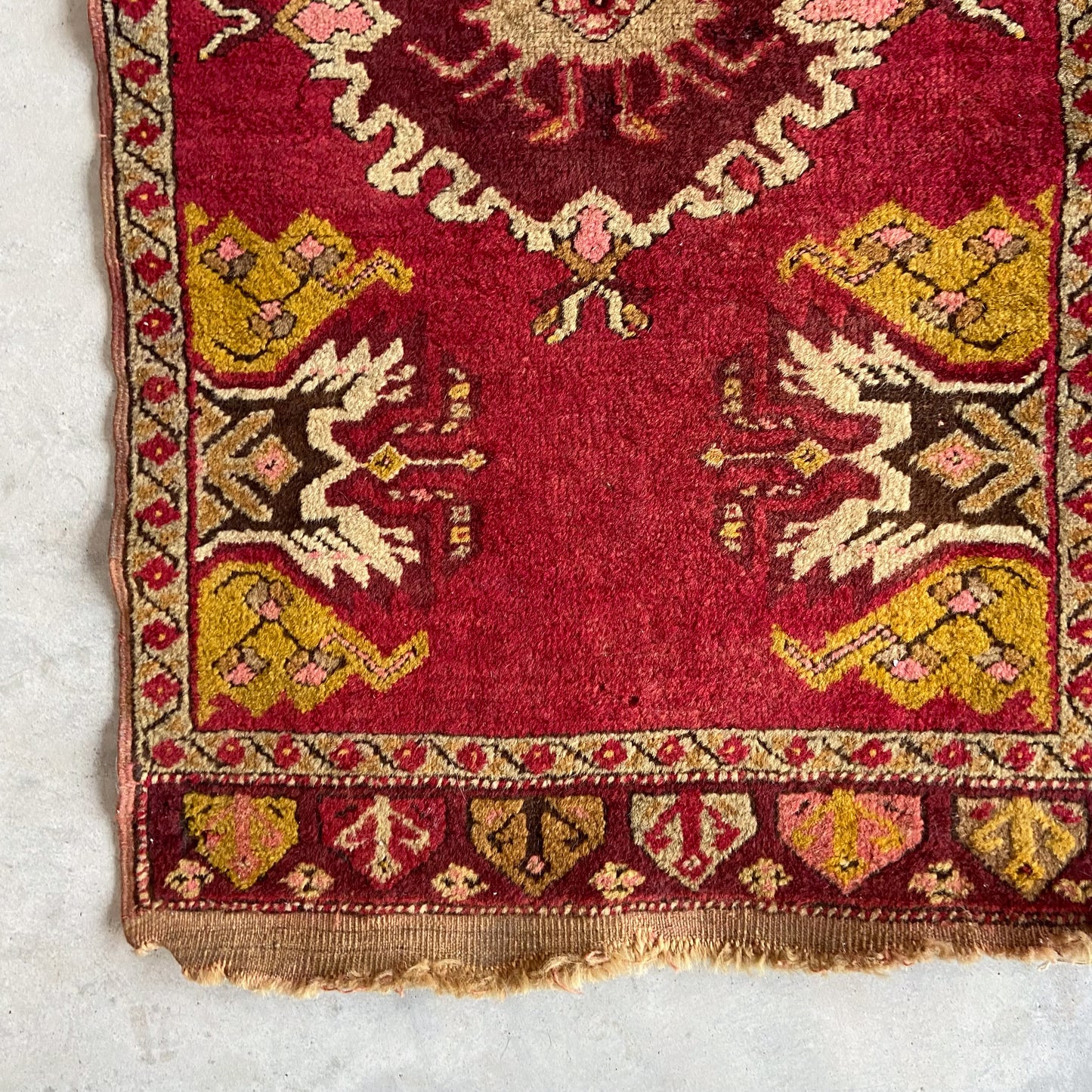 Antique Yastik Accent Rug #R1108 - 1'10" x 3'3"