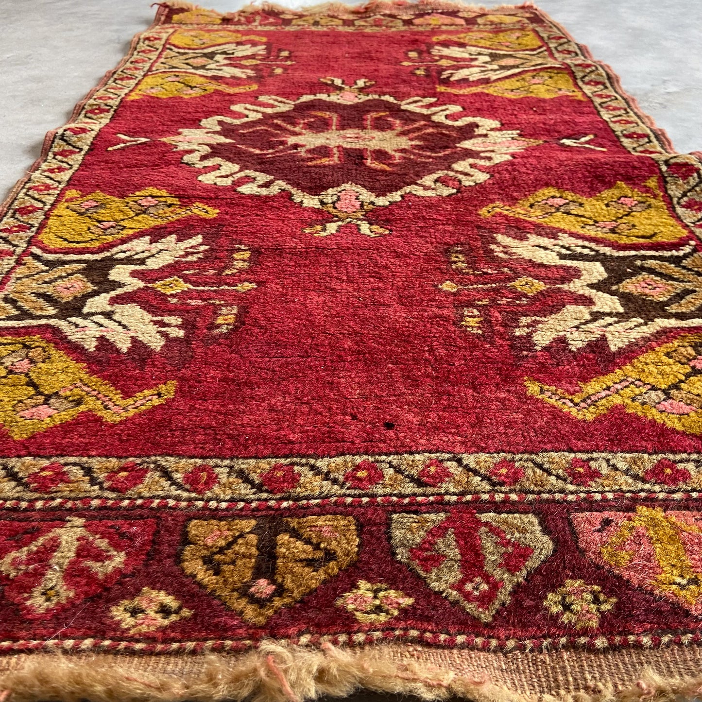 Antique Yastik Accent Rug #R1108 - 1'10" x 3'3"