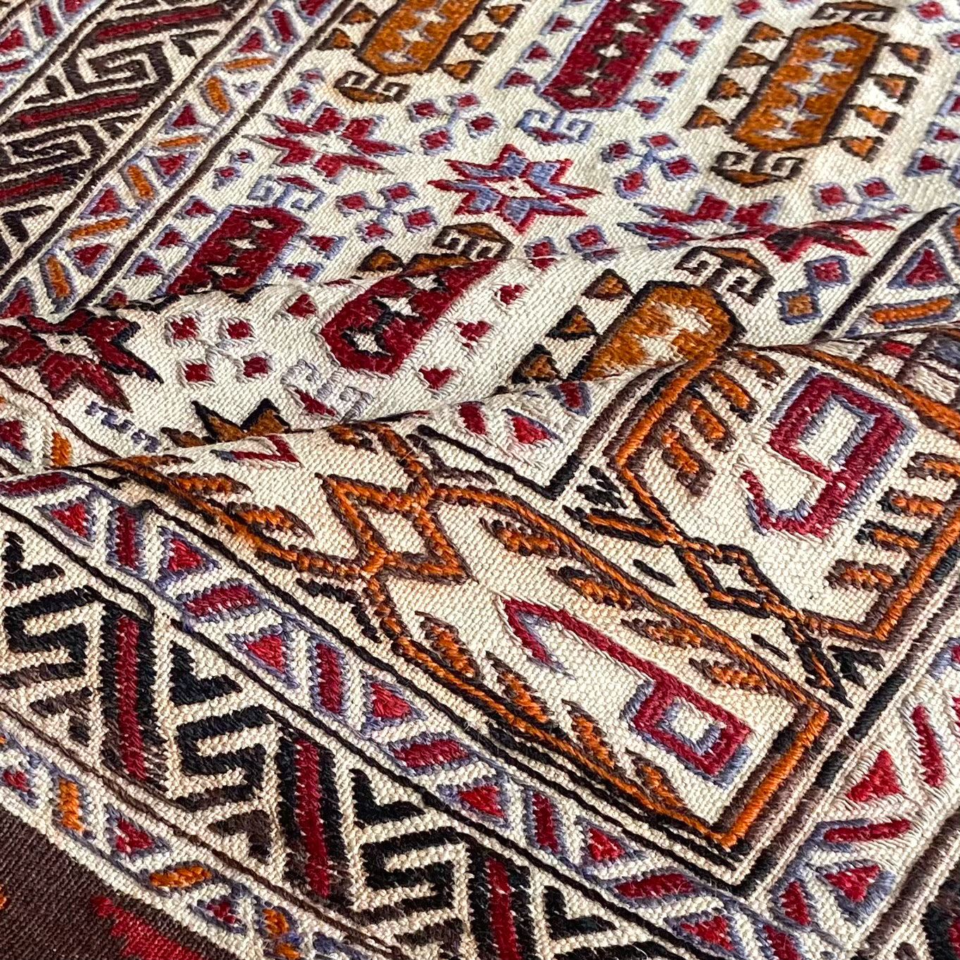 Antique Soumac Accent Rug #R1117 - 4'3" x 6'4"