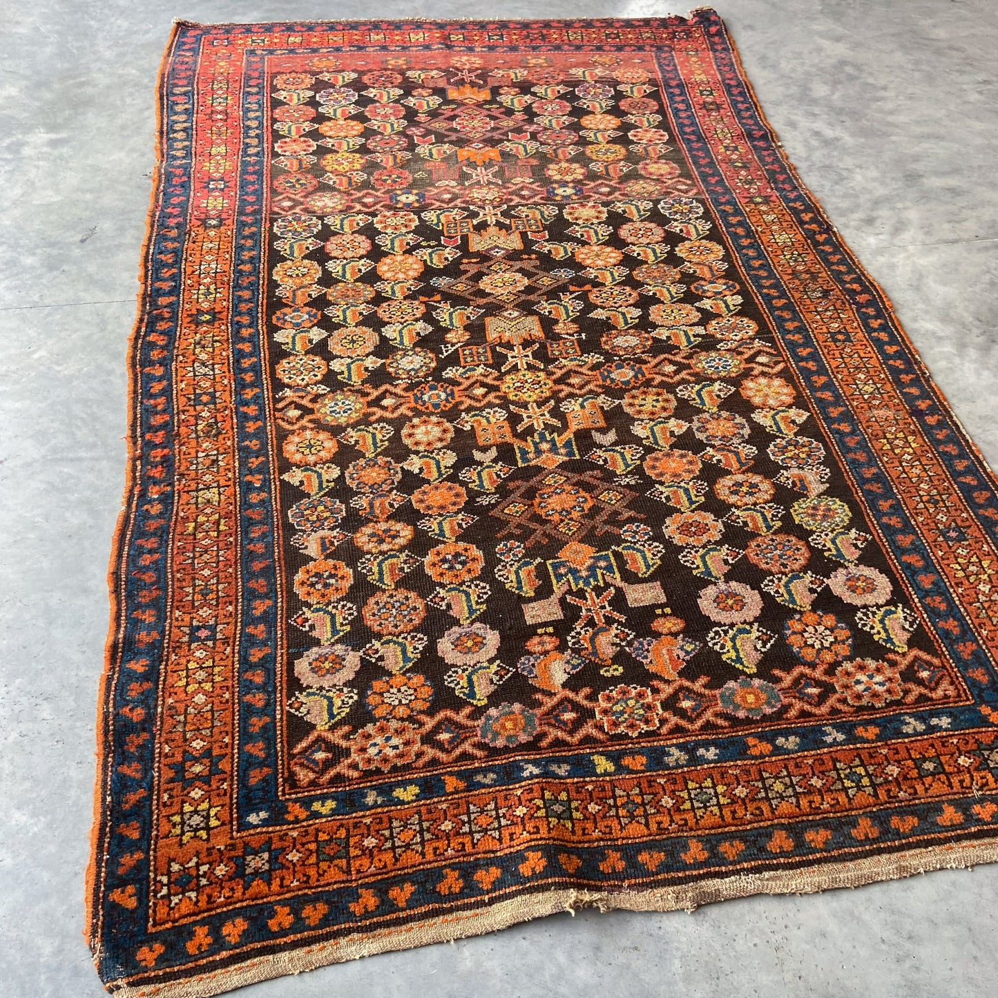 Antique Northwest Persian Accent Rug #R1116 - 3'11" x 6'7"