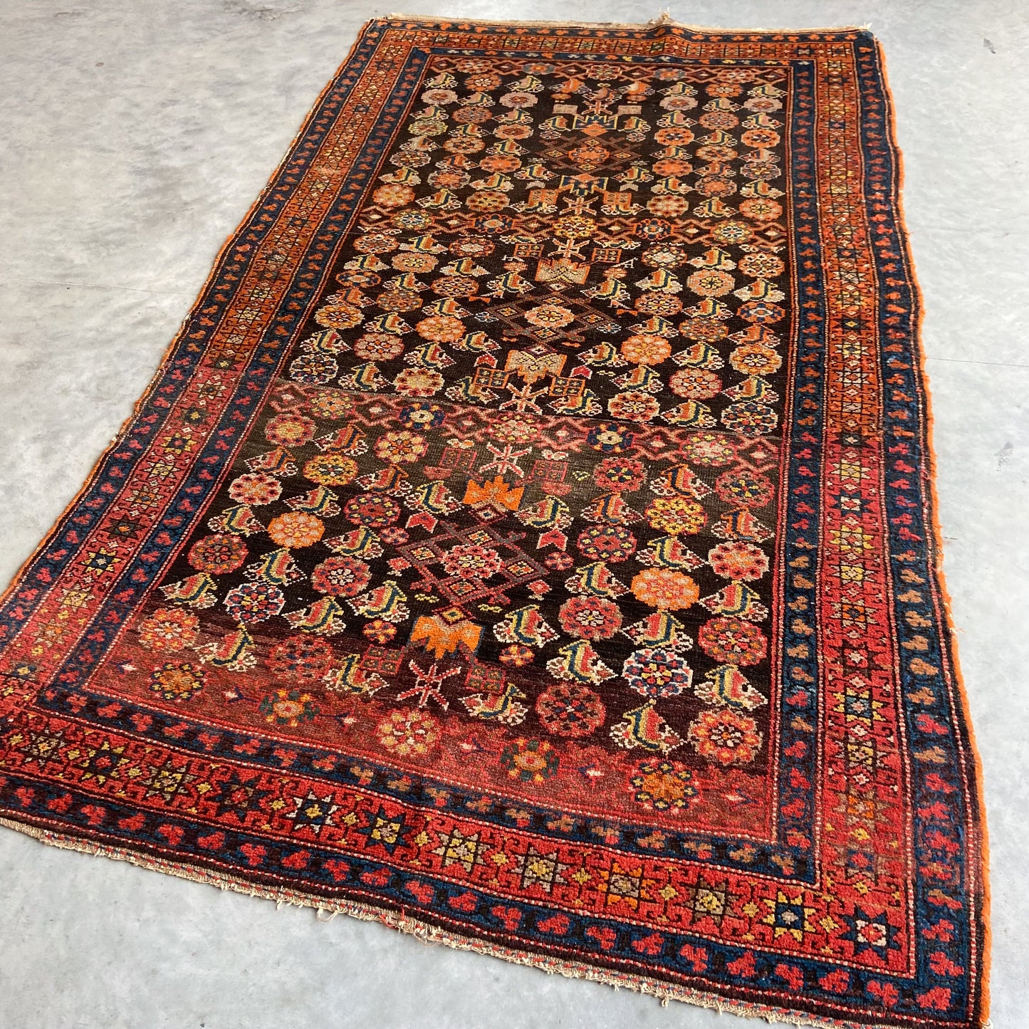 Antique Northwest Persian Accent Rug #R1116 - 3'11" x 6'7"