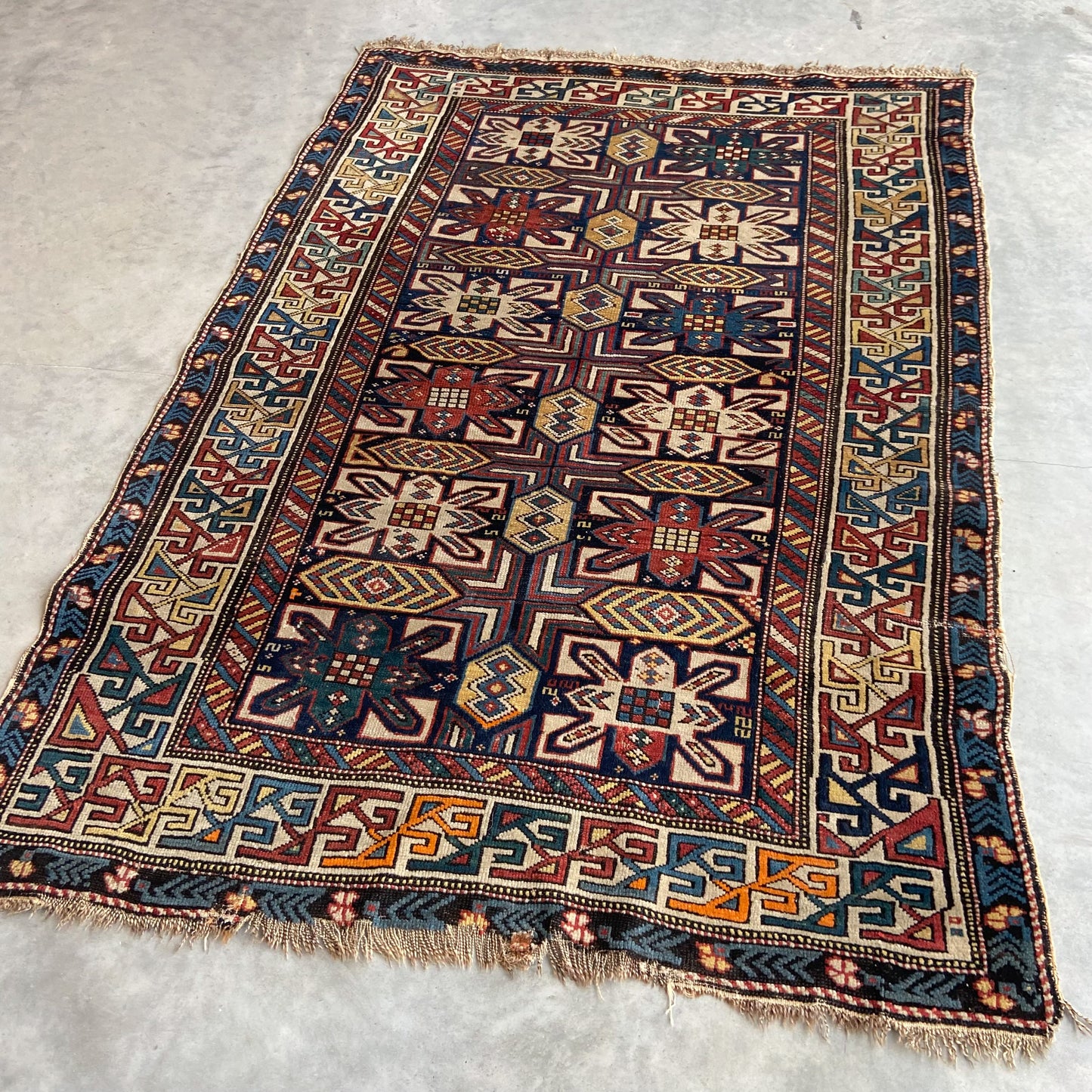 Antique Shirvan Accent Rug #R1118 - 3'6" x 5'1"