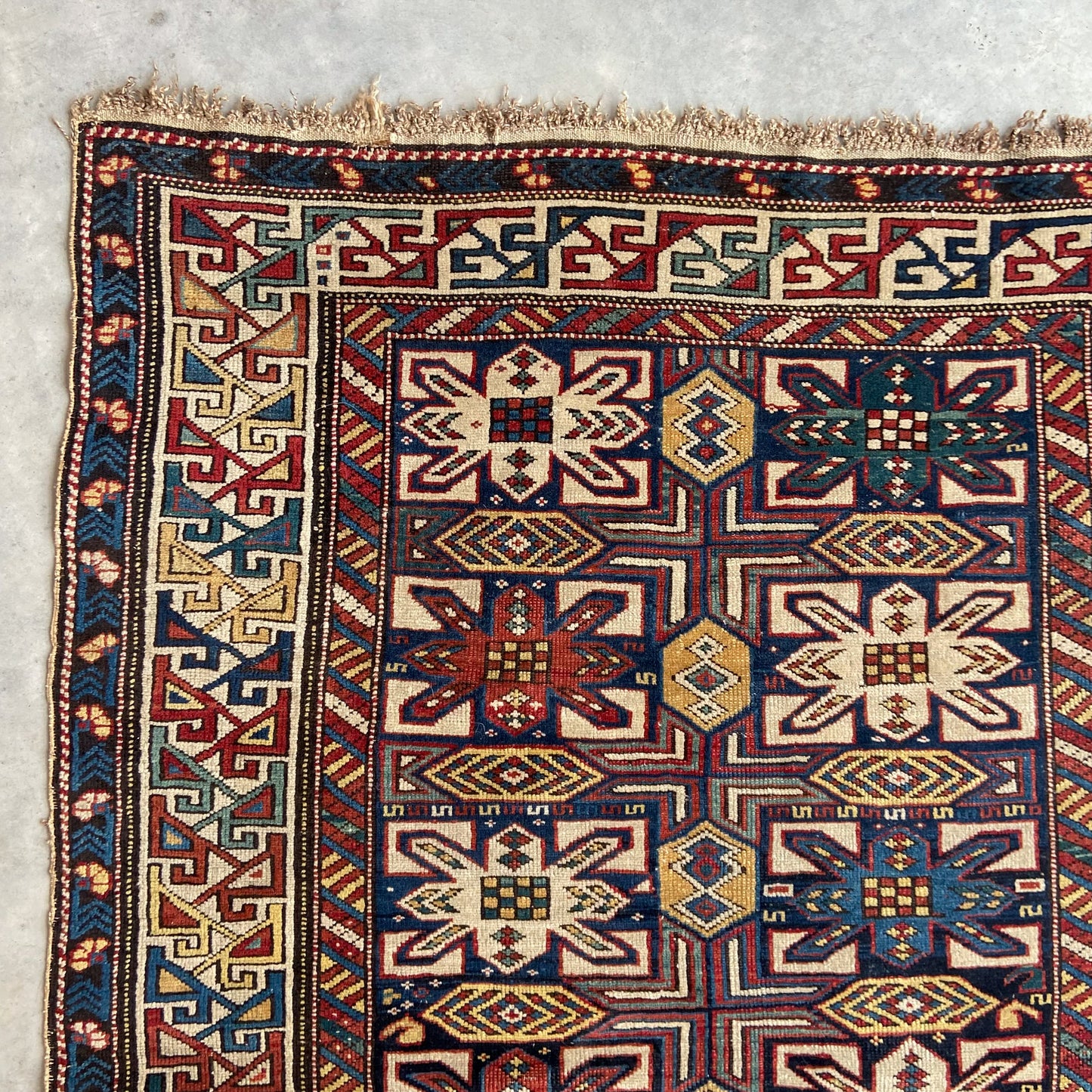 Antique Shirvan Accent Rug #R1118 - 3'6" x 5'1"