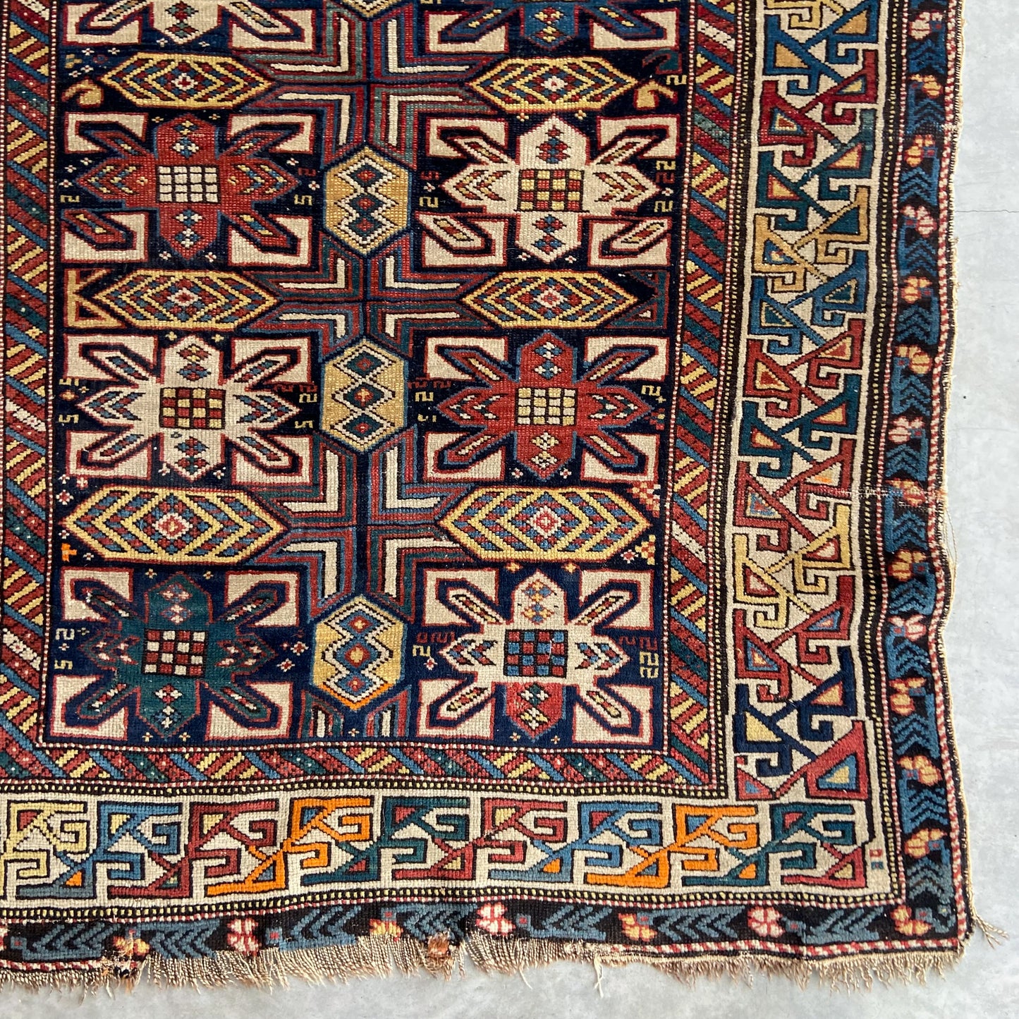 Antique Shirvan Accent Rug #R1118 - 3'6" x 5'1"