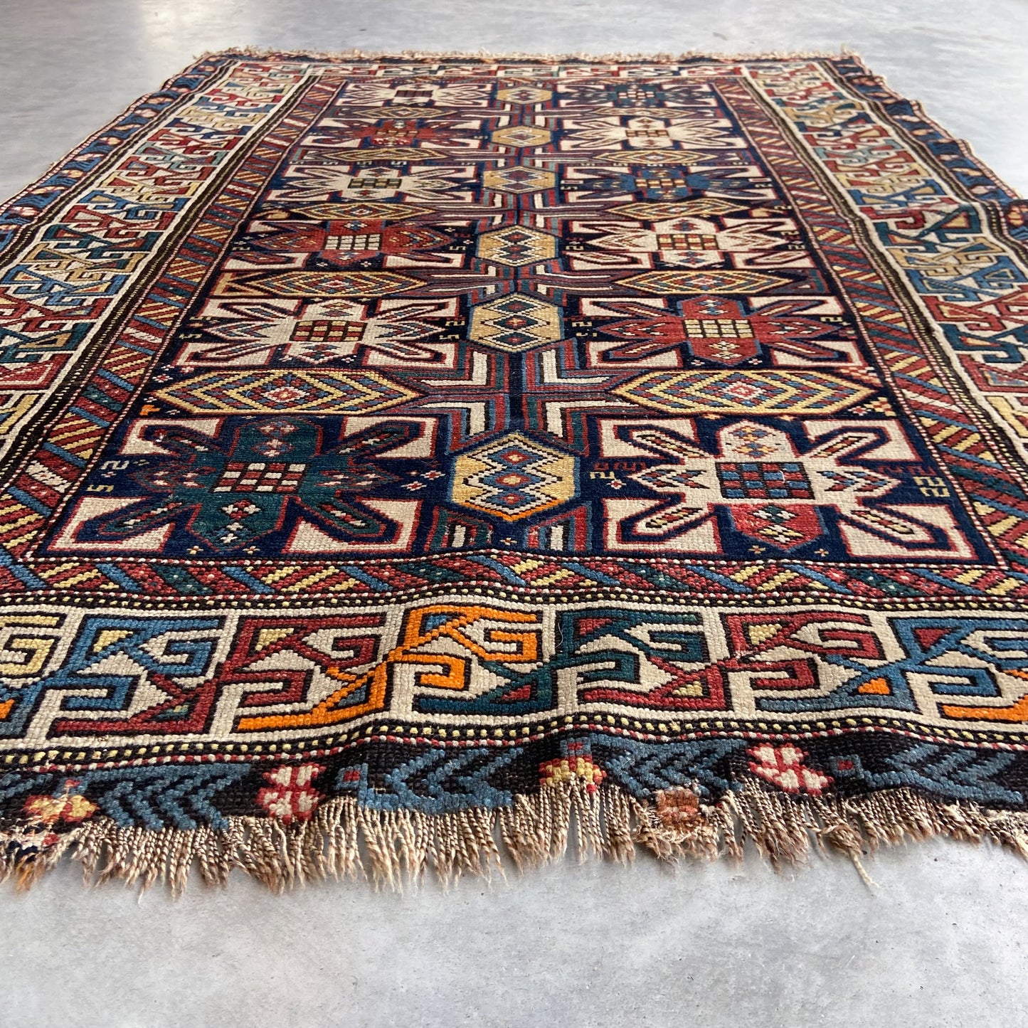 Antique Shirvan Accent Rug #R1118 - 3'6" x 5'1"